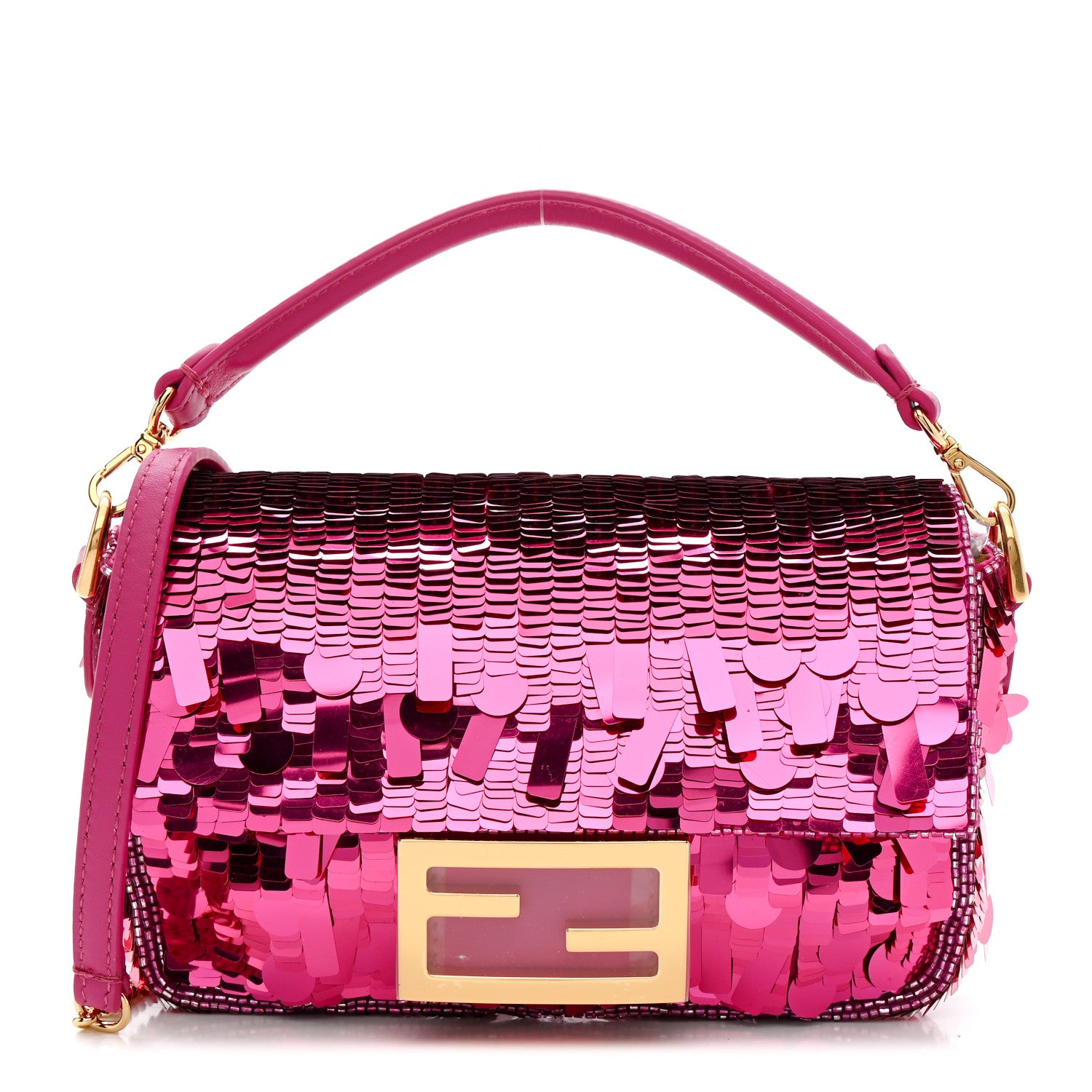 Fendi Sequin Paillettes Vitello Grace Sex and the City Mini