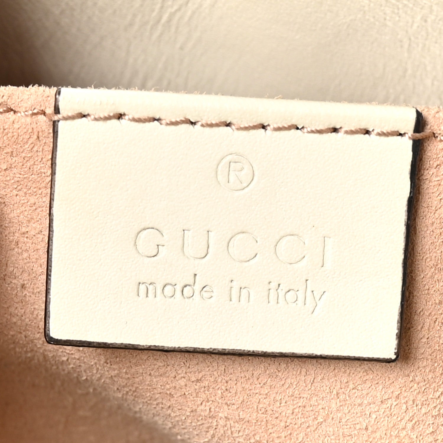 Gucci GG Supreme Monogram Moon Calfskin Small Padlock Tote Beige Ebony Mystic White 11 of 11