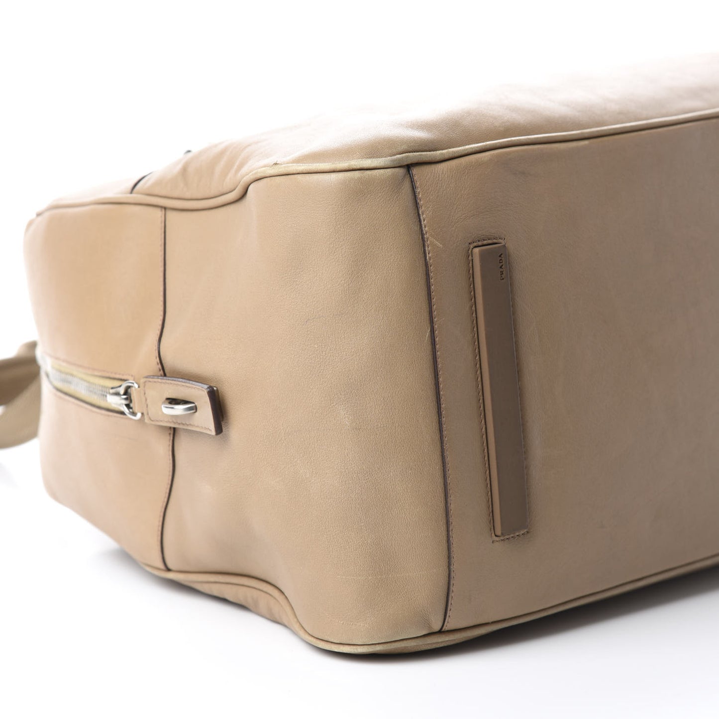 Soft Calfskin Satchel Naturale
