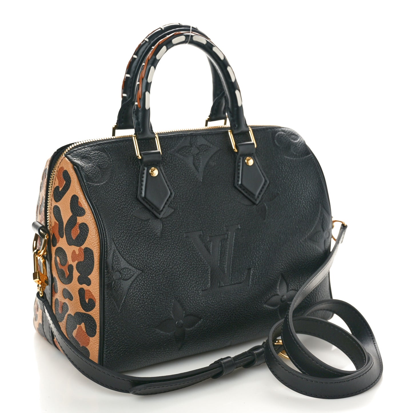 Empreinte Monogram Giant Wild At Heart Speedy Bandouliere 25 Black