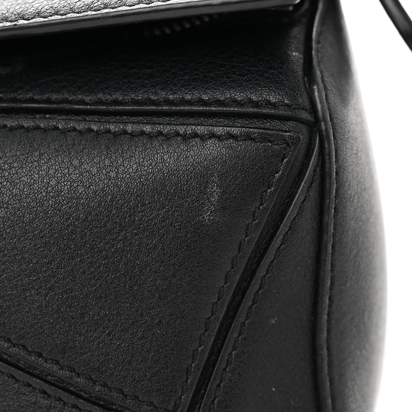 Calfskin Mini Puzzle Bag Black
