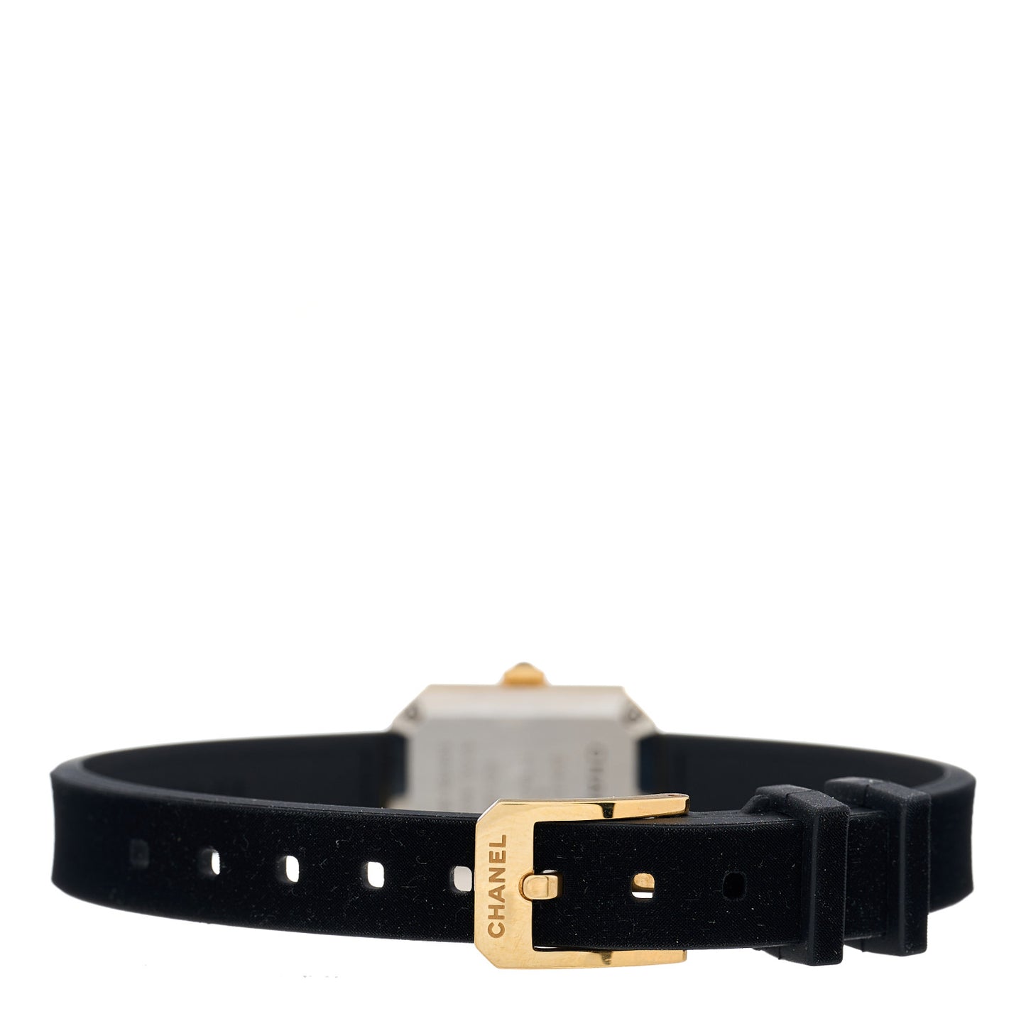 18K Yellow Gold Titanium Rubber 20mm Premiere Ribbon Quartz Watch