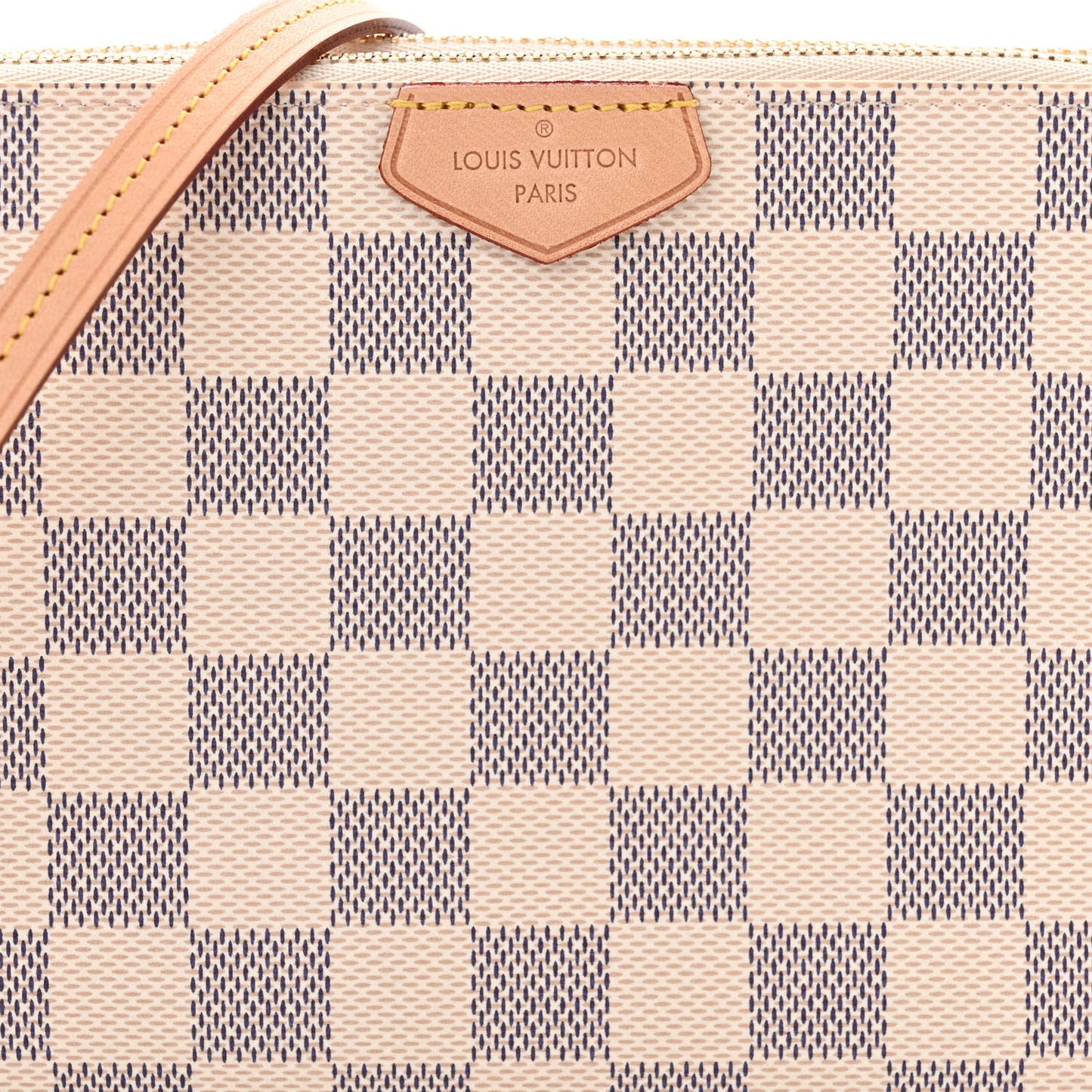 Damier Azur Double Zip Pochette