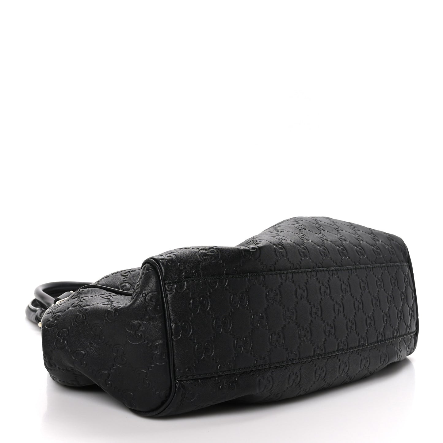 Guccissima Medium Sukey Tote Black