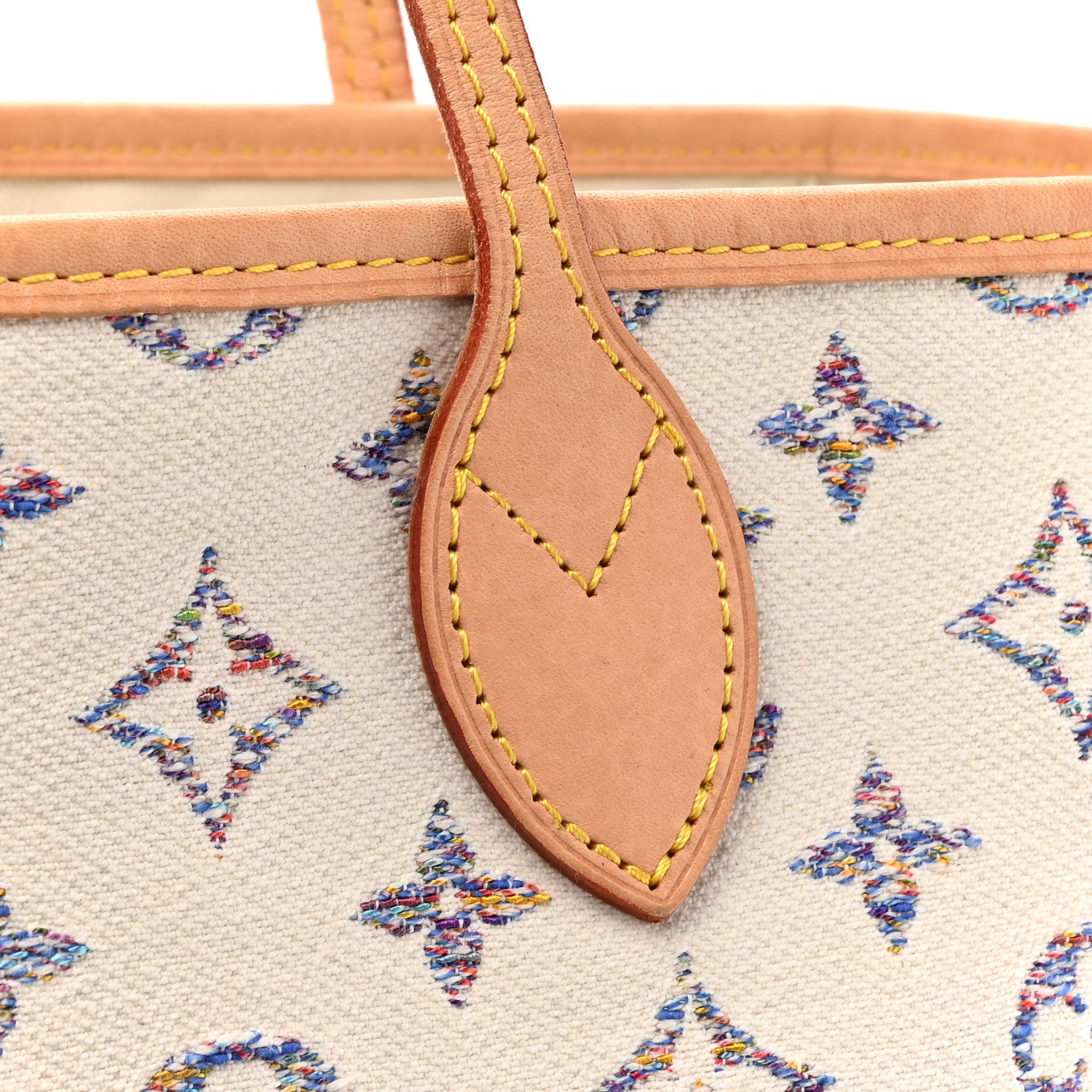 Louis Vuitton Monogram Jacquard Neverfull MM Multicolor Beige 14 of 17