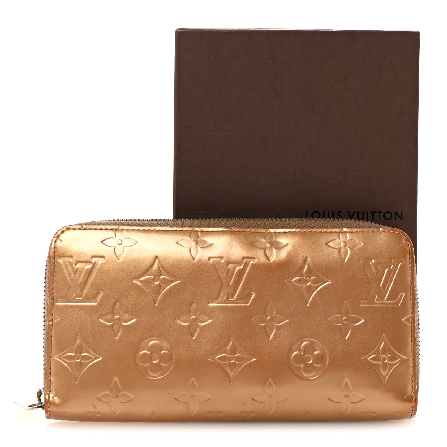 Vernis Zippy Wallet Beige Poudre