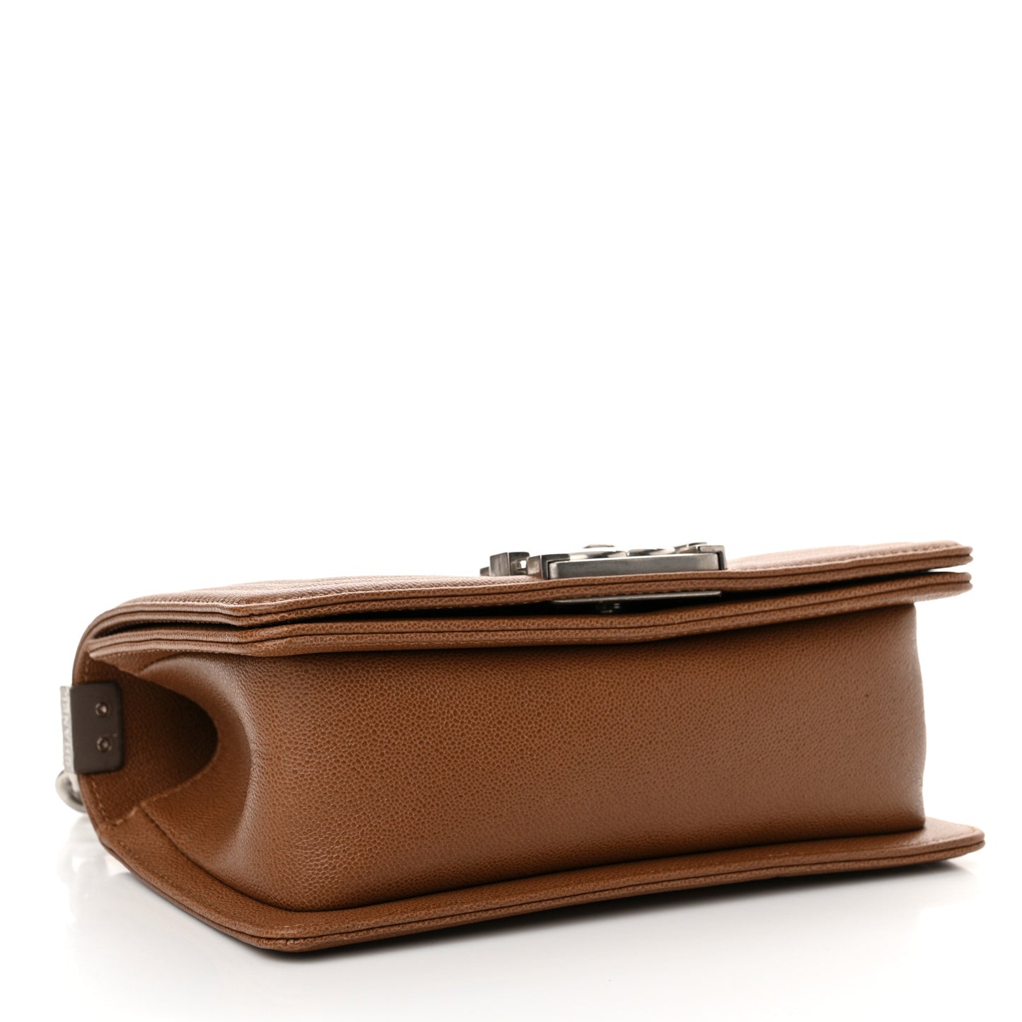 Caviar Quilted Small Boy Flap Brown