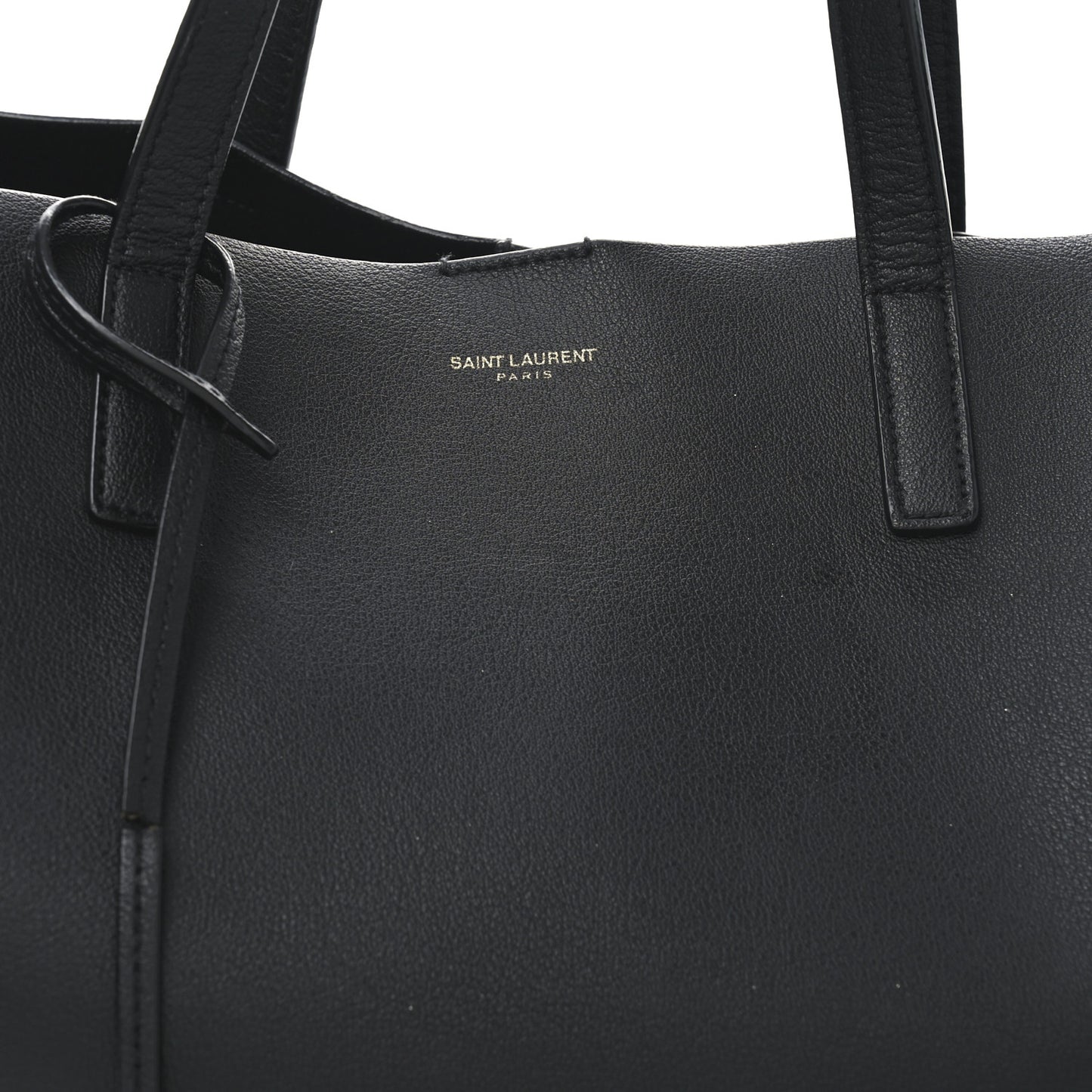 Calfskin Large Shopping Tote Black