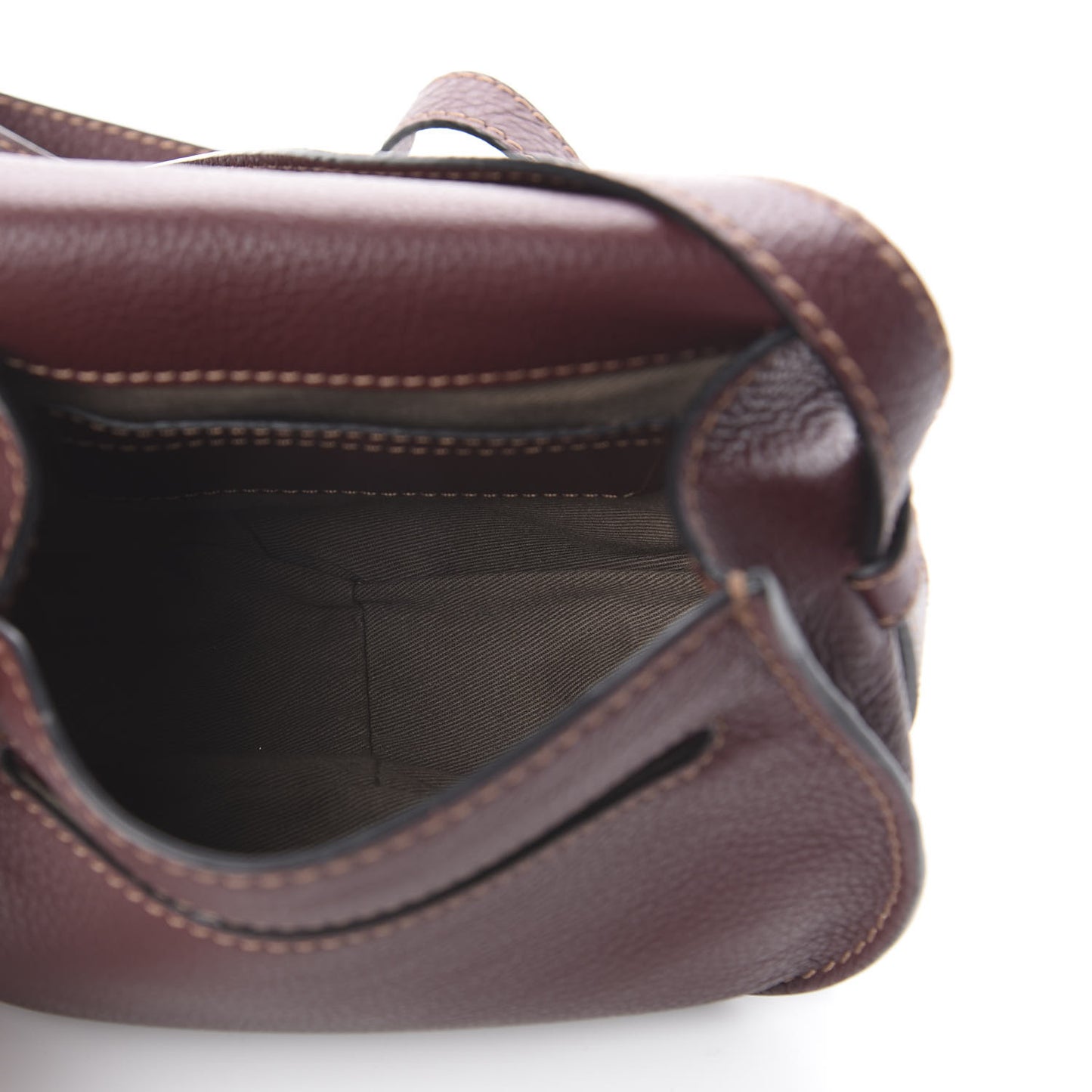 Calfskin Mini Marcie Round Crossbody Bag Dark Velvet