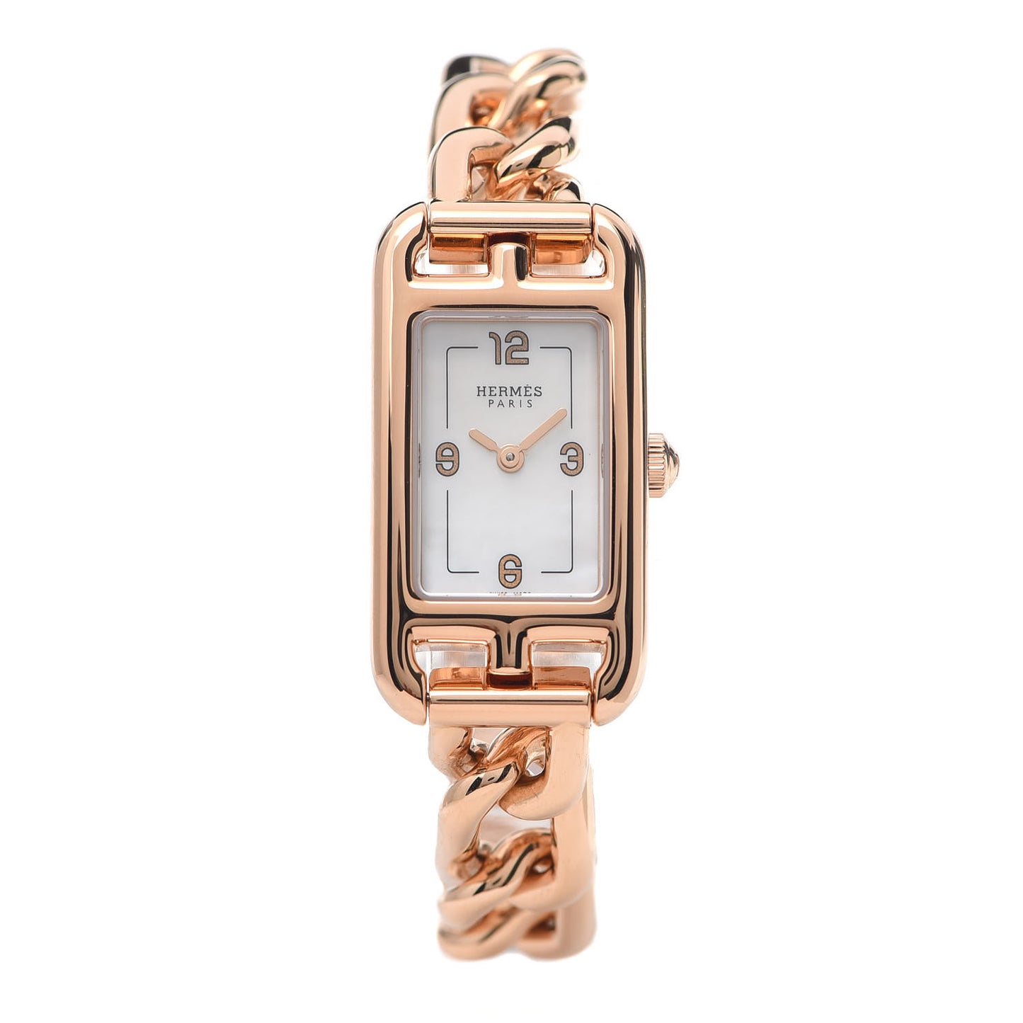 18K Rose Gold Mother of Pearl 17mm Nantucket Quartz Watch
