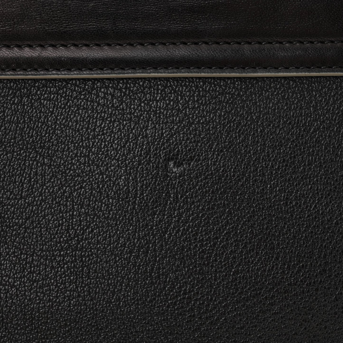 Grained Calfskin Lambskin Mini Drew Shoulder Bag Black