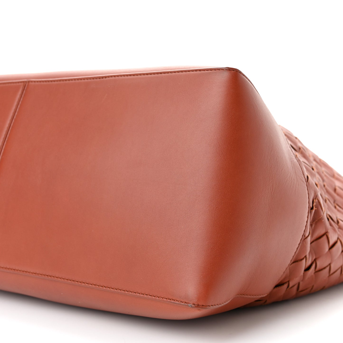 Nappa Intrecciato Tote Rust