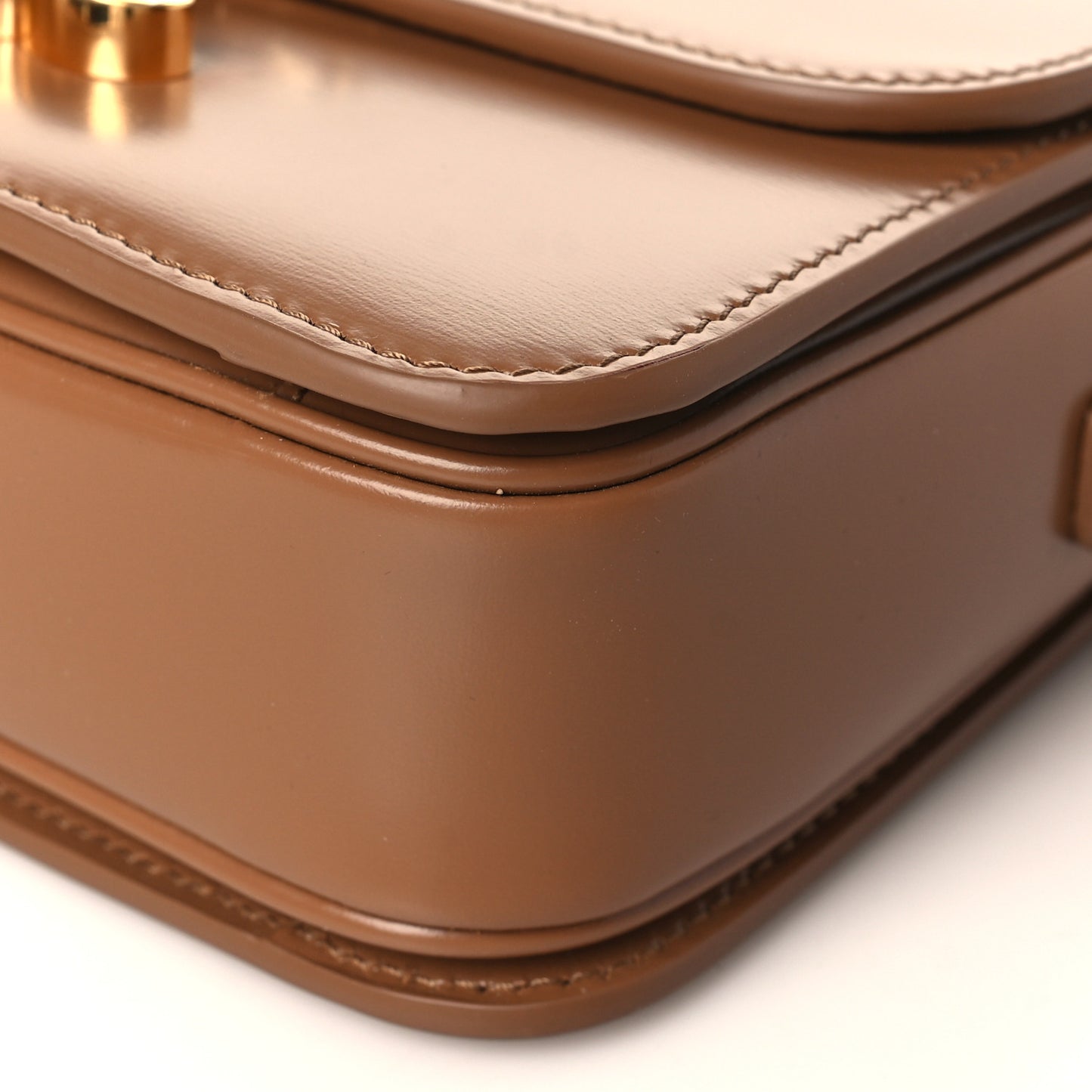 Shiny Calfskin Teen Triomphe Bronze