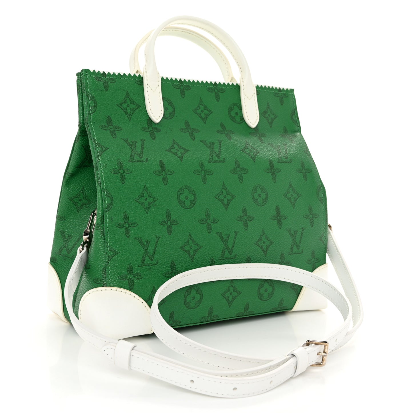 Vintage Monogram Everyday LV Litter Green