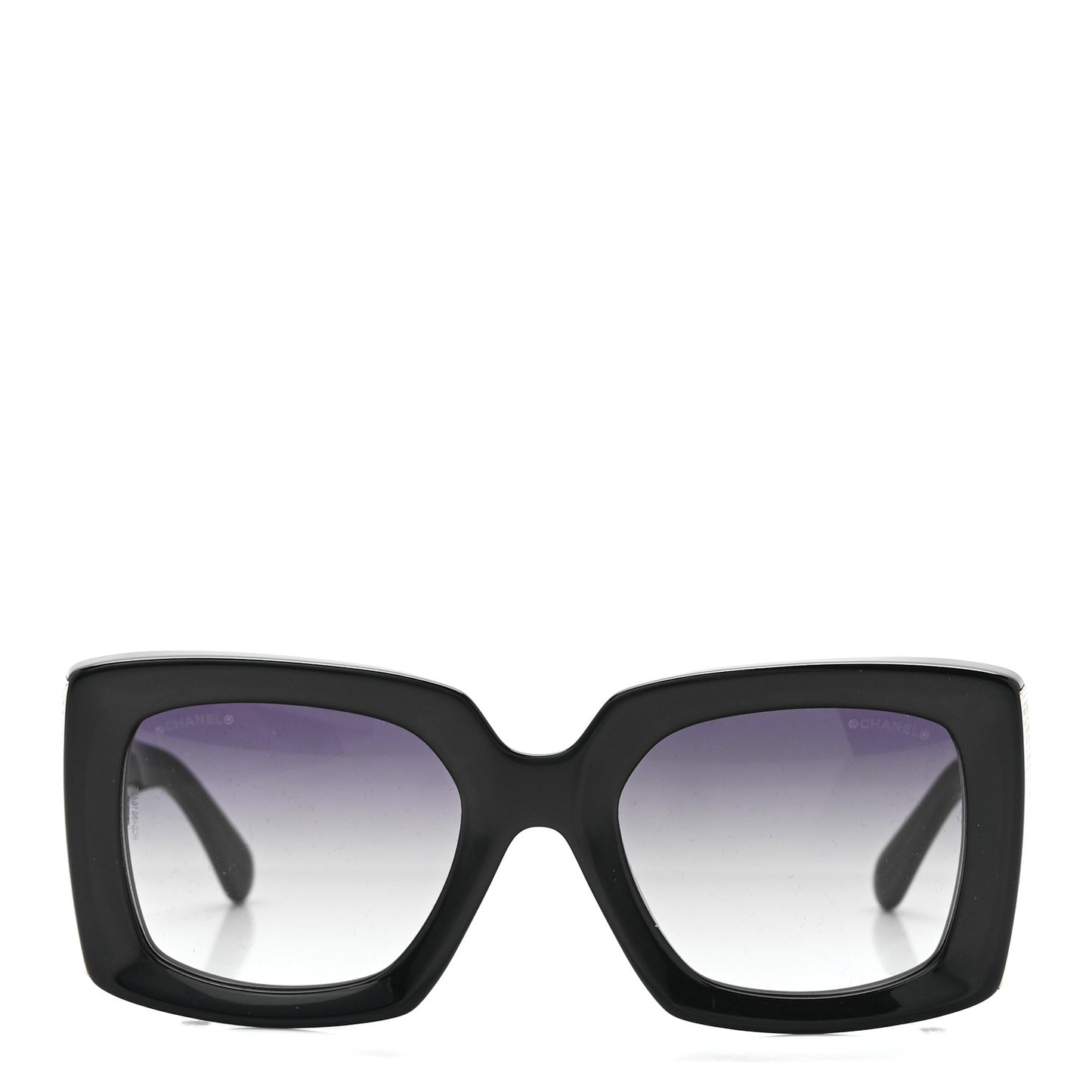 Acetate Rectangle Sunglasses 5435 Black