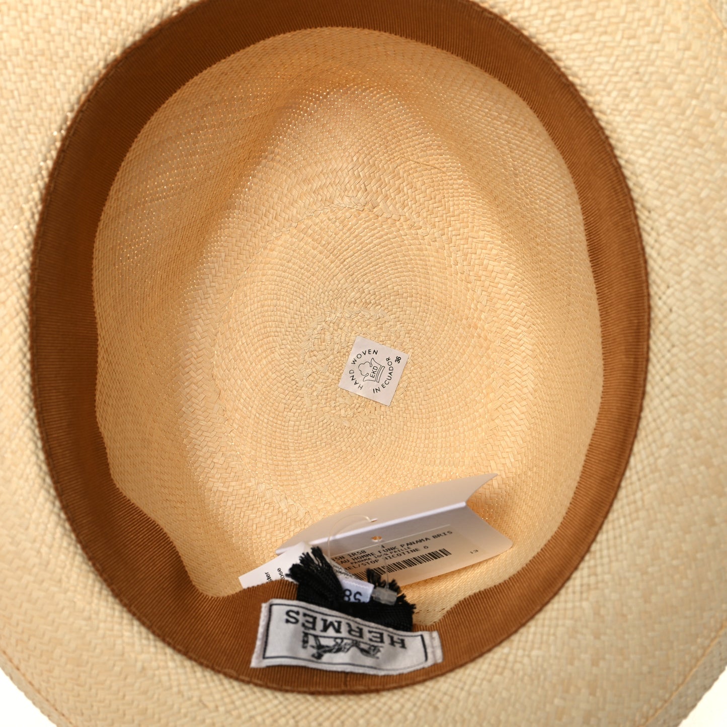 Straw Mens Funk Panama Hat 58 Natural Stop Nicotine