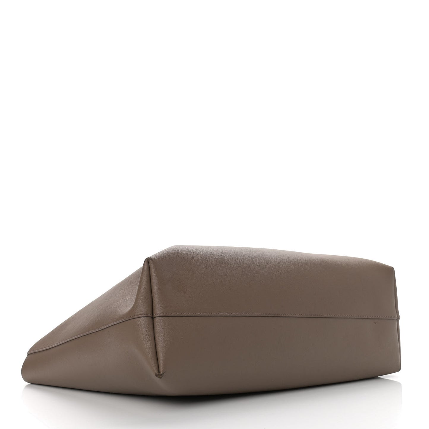 Calfskin Large Shopping Tote Taupe