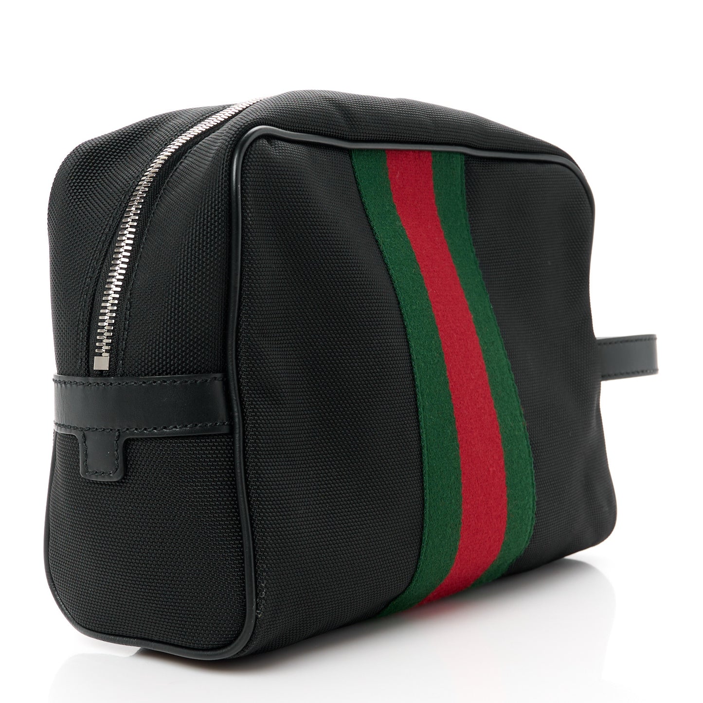 Techno Canvas Web Toiletry Case Black