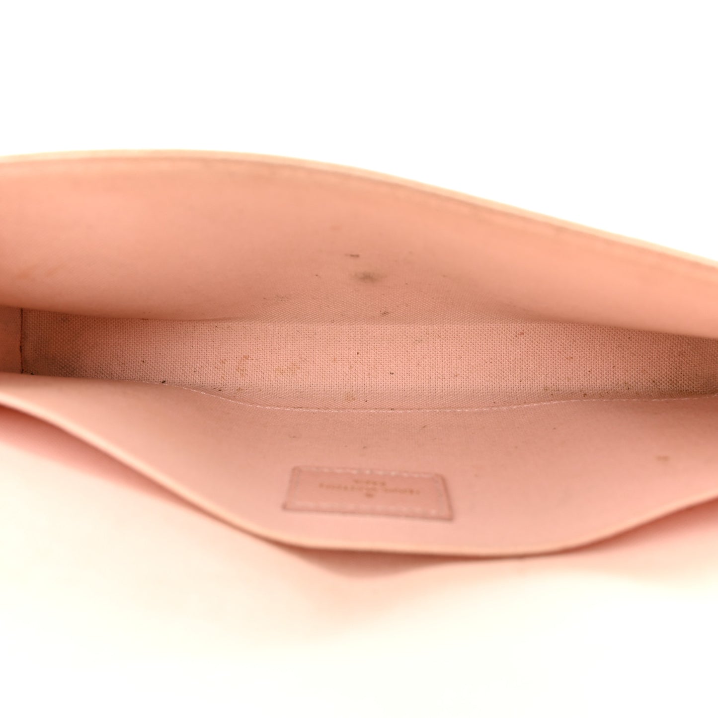 Damier Azur Pochette Felicie Chain Wallet Rose Ballerine