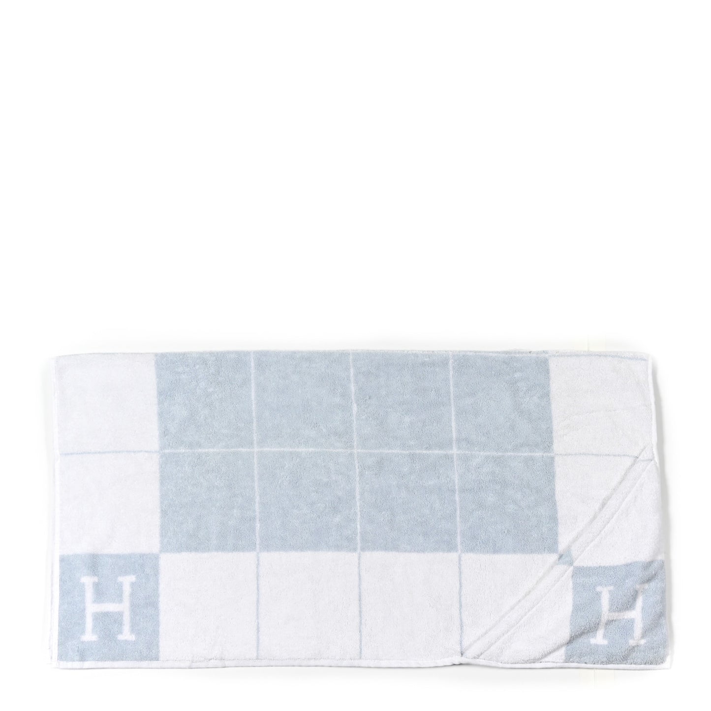 Cotton Avalon Baby Bath Towel Bleu Glacier