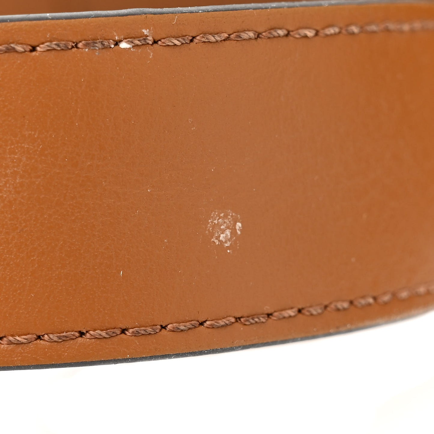 Grained Calfskin Greca Belt Bag Brown