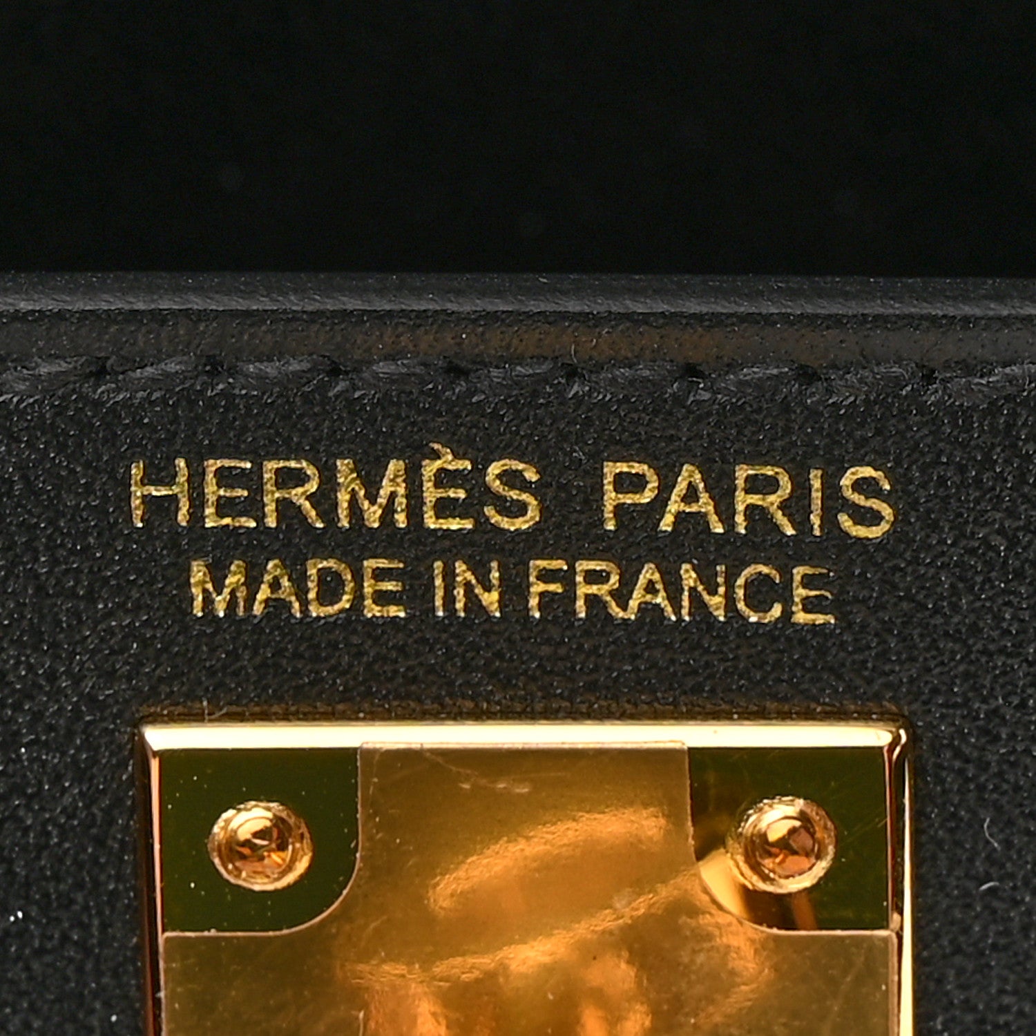 Hermes Tadelakt Mini Kelly 20 Black 6 of 12