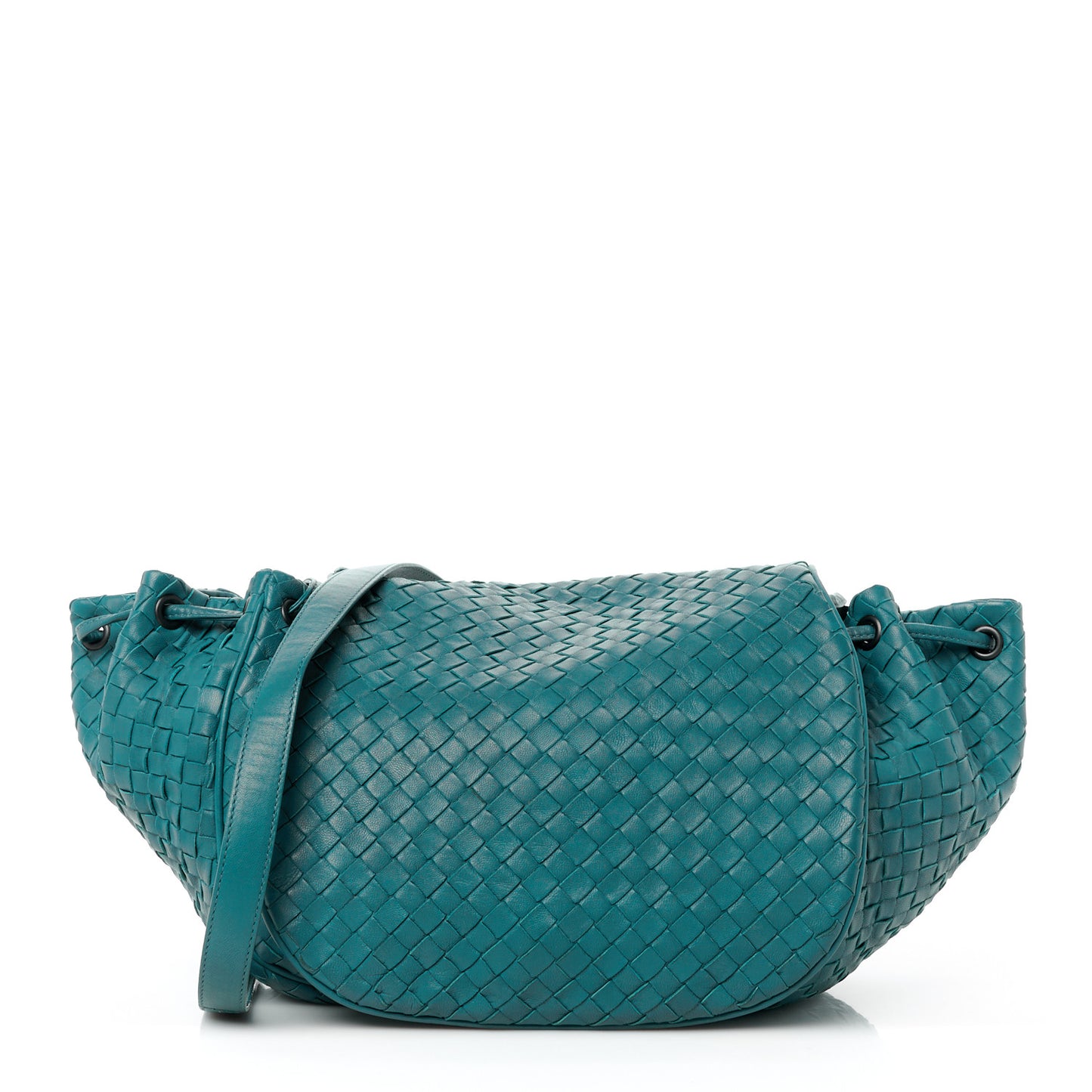 Nappa Intrecciato Messenger Bag Mallard