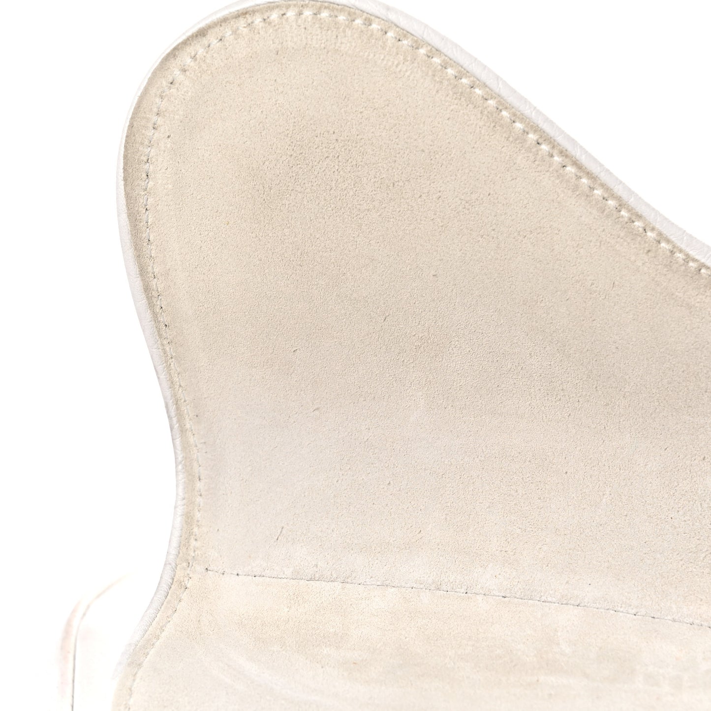Calfskin Saddle Bag White