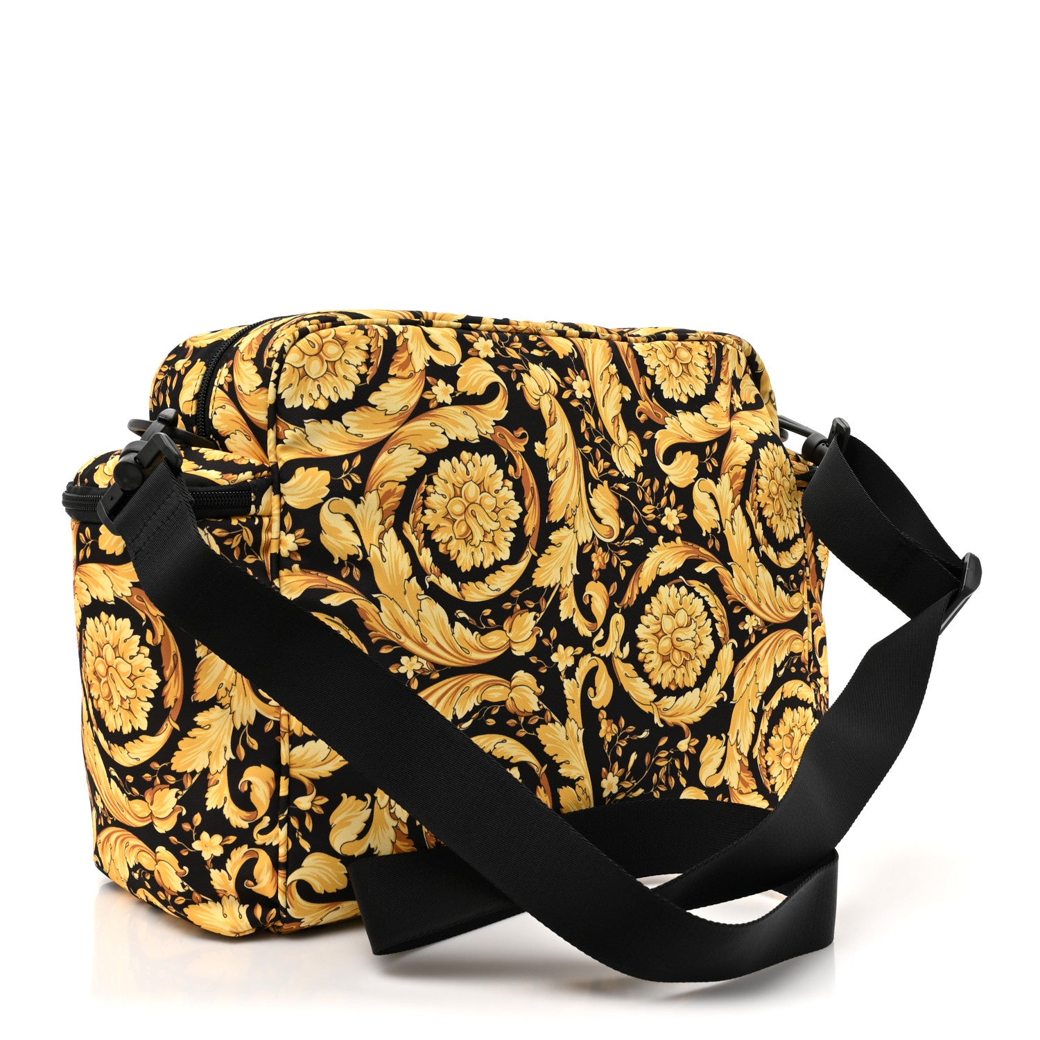 Versace Nylon Baroque Diaper Bag Black 4 of 11
