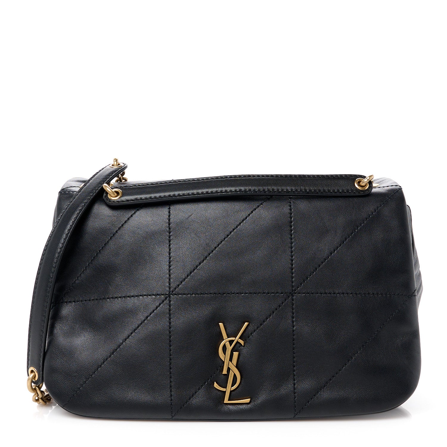 Saint Laurent Lambskin Matelasse Monogram Small Jamie 4.3 Black 1 of 11