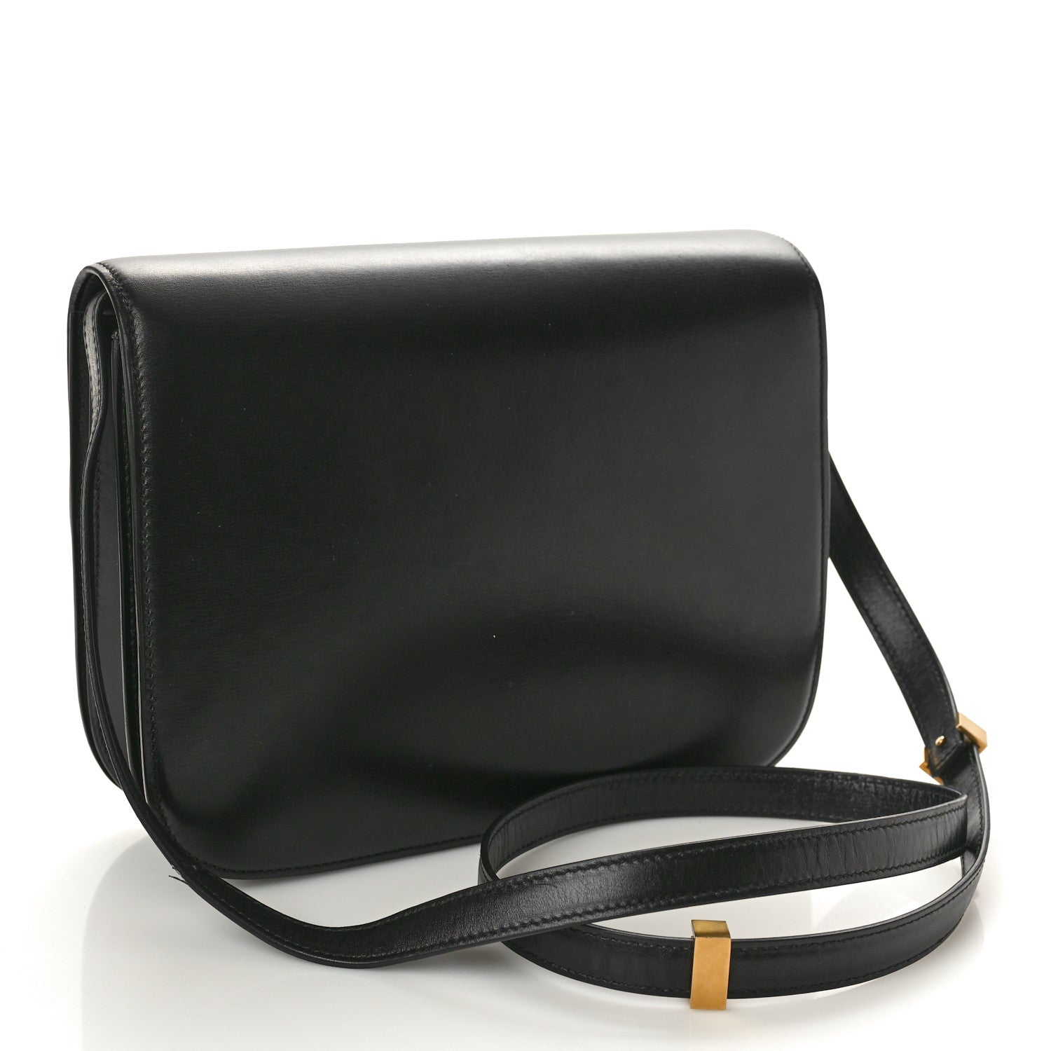 Celine Box Calfskin Medium Classic Box Flap Black 3 of 10