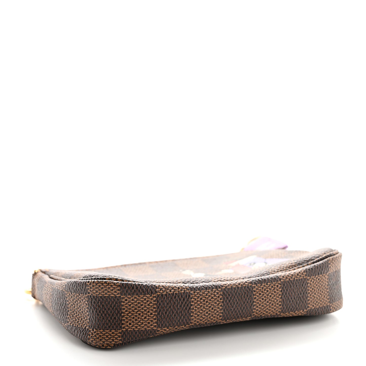 Damier Ebene Illustre Mini Pochette Accessories Violet
