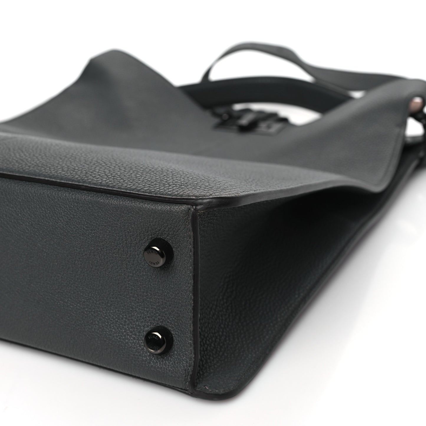 Cuoio Romano Large I SEE U Peekaboo X-Lite Tote Asfalto Praline Tobacco Moro