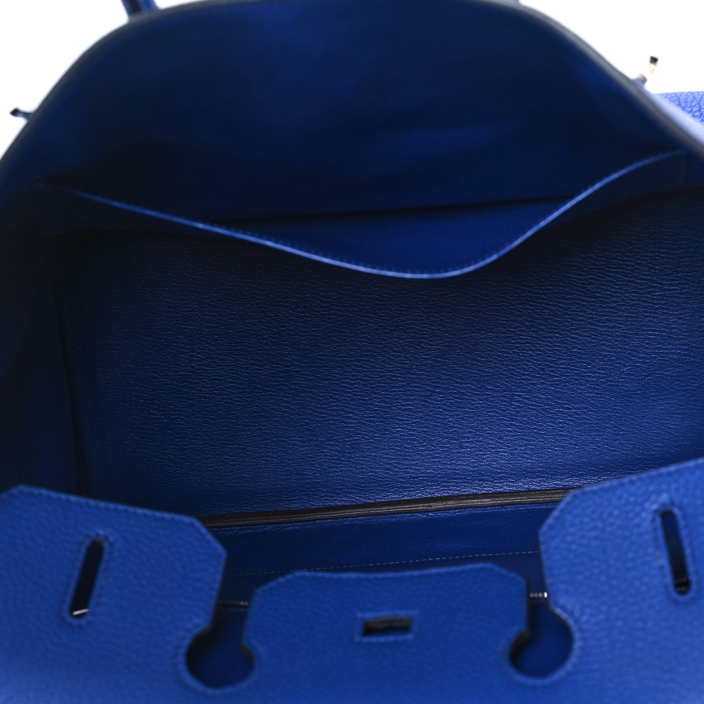 Togo Birkin 35 Bleu Electrique