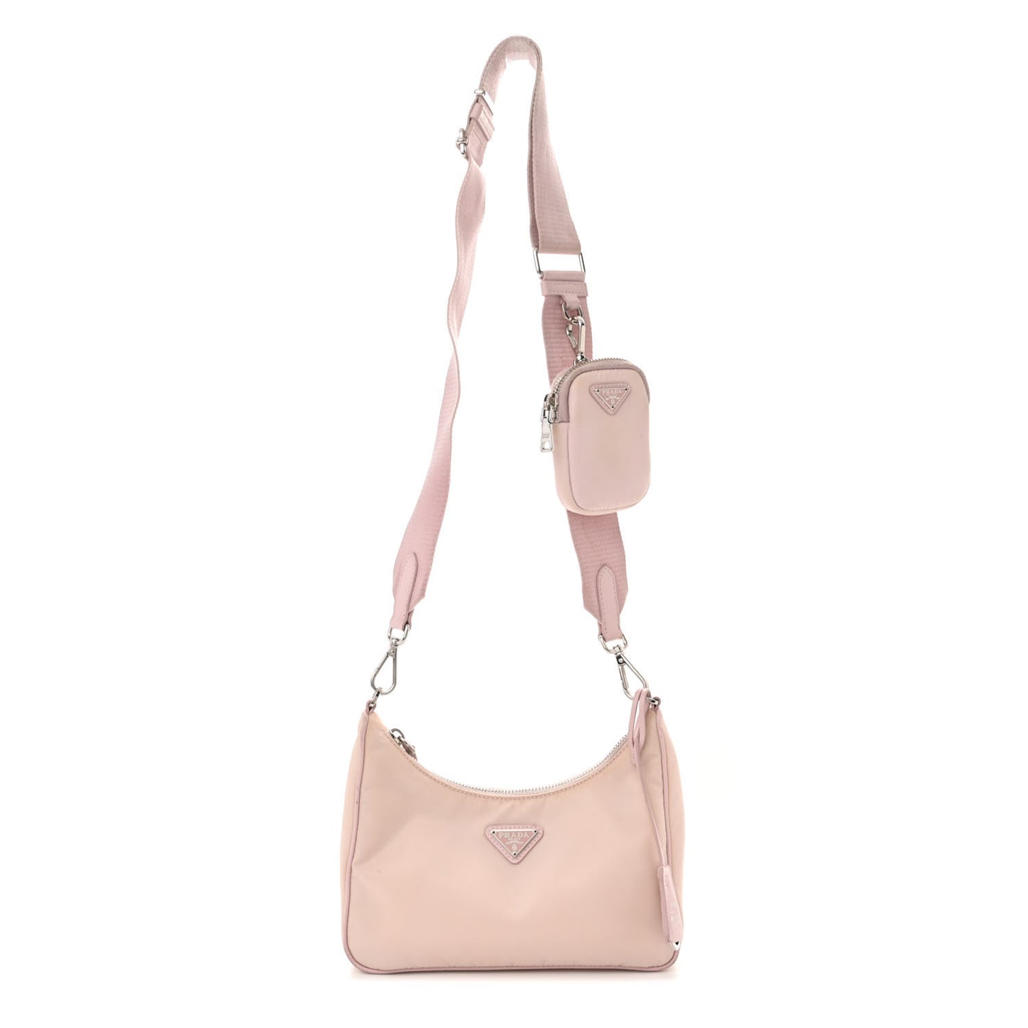 Nylon Re-Edition 2005 Shoulder Bag Alabastro