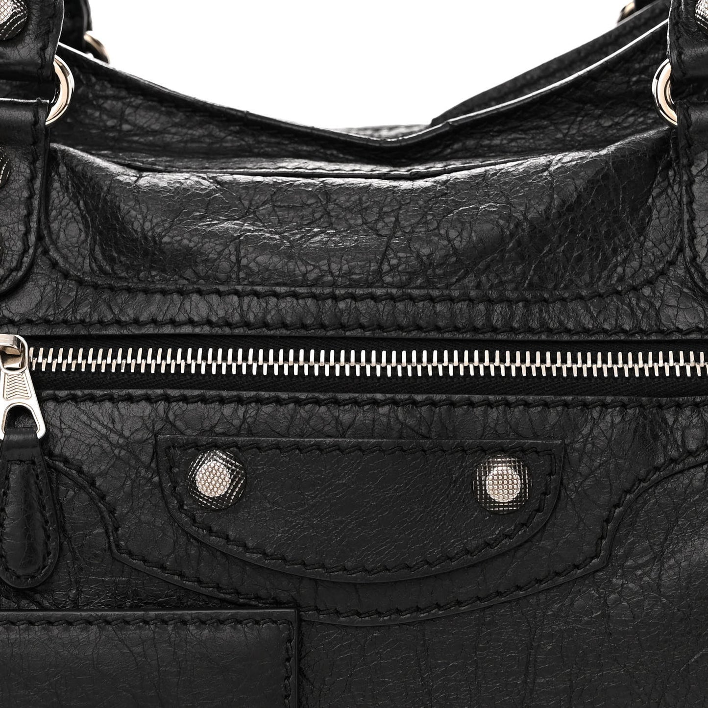 Agneau Giant 12 Silver Hardware City Black