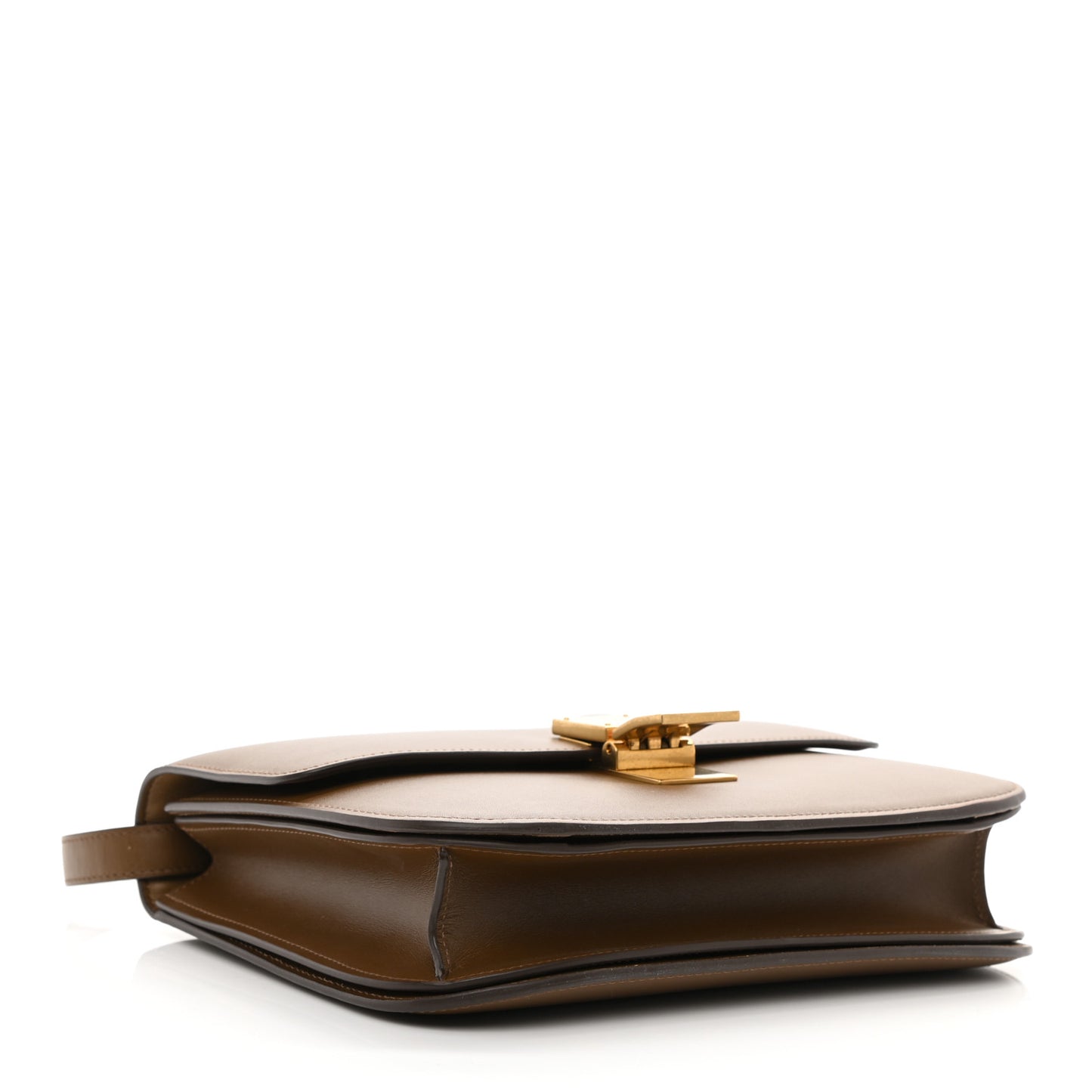 Box Calfskin Medium Classic Box Flap Bag Camel