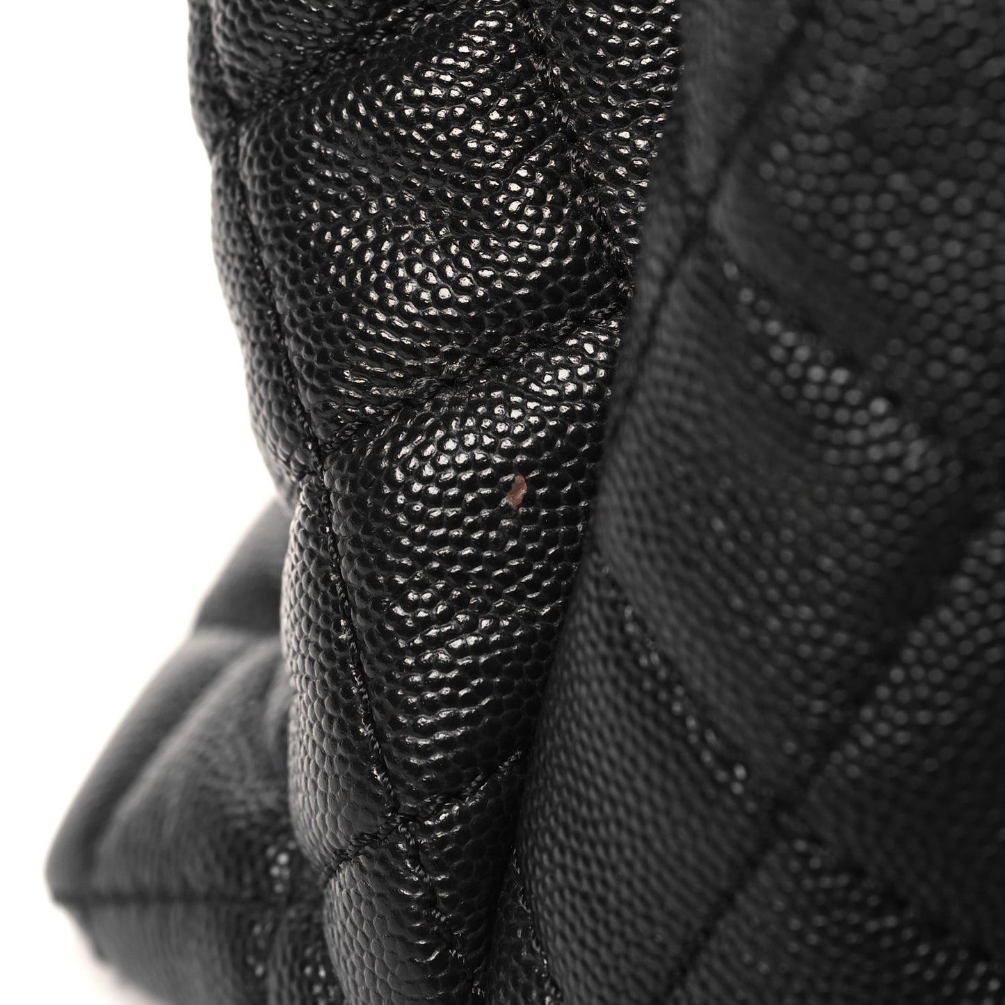 Caviar Quilted Medium Coco Handle Flap Black
