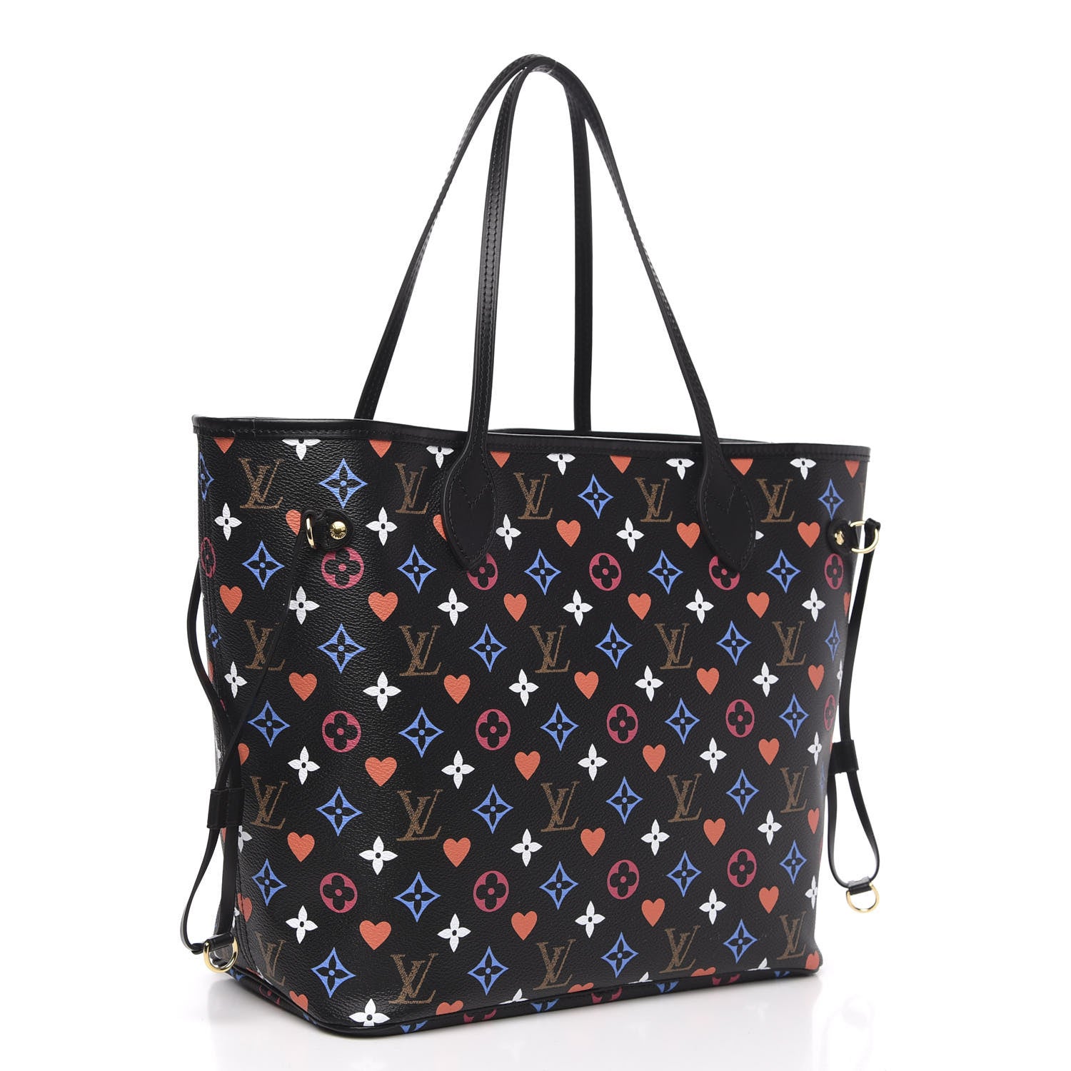 Louis Vuitton Game On Neverfull MM Black 3 of 10