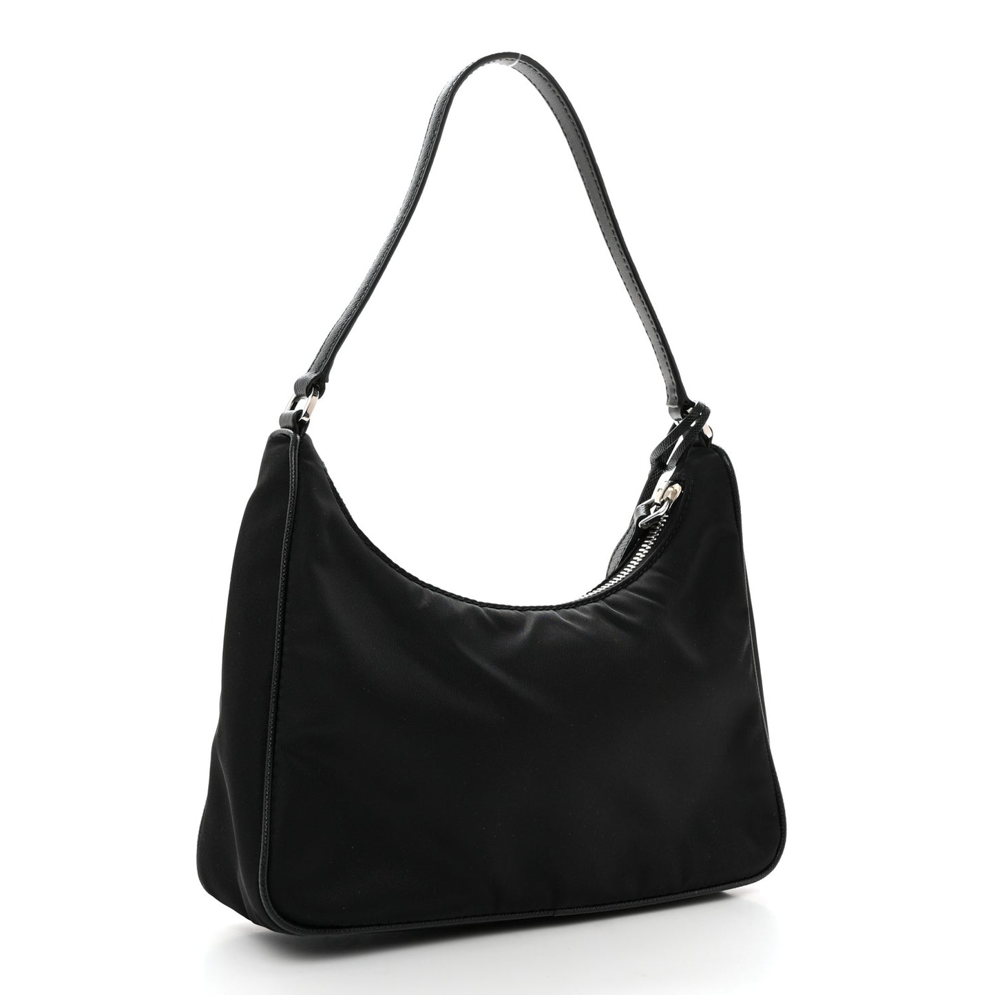 Tessuto Nylon Saffiano Mini Re-Edition 2005 Bag Black