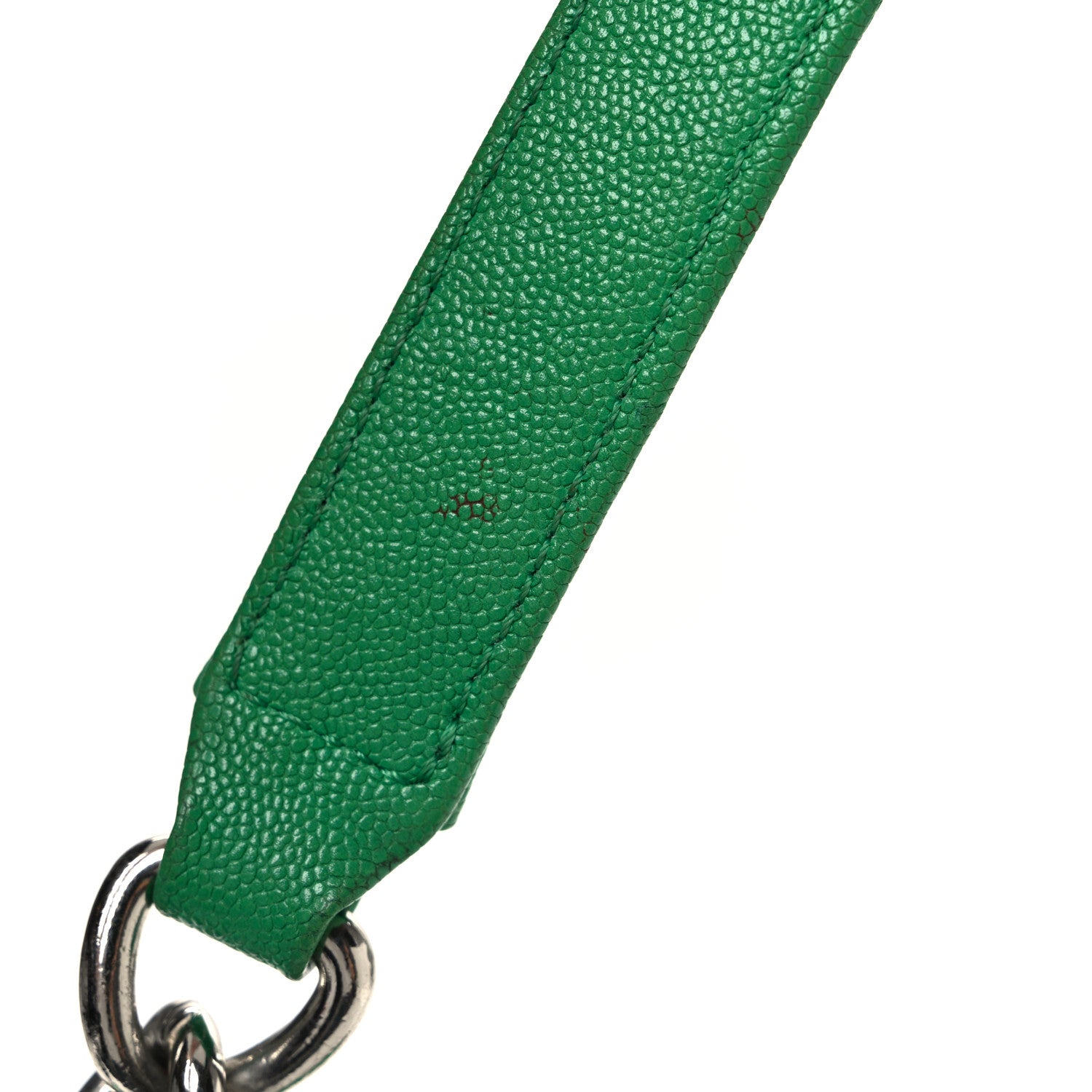 Chanel Caviar Quilted Medium Boy Flap Green 11 of 11