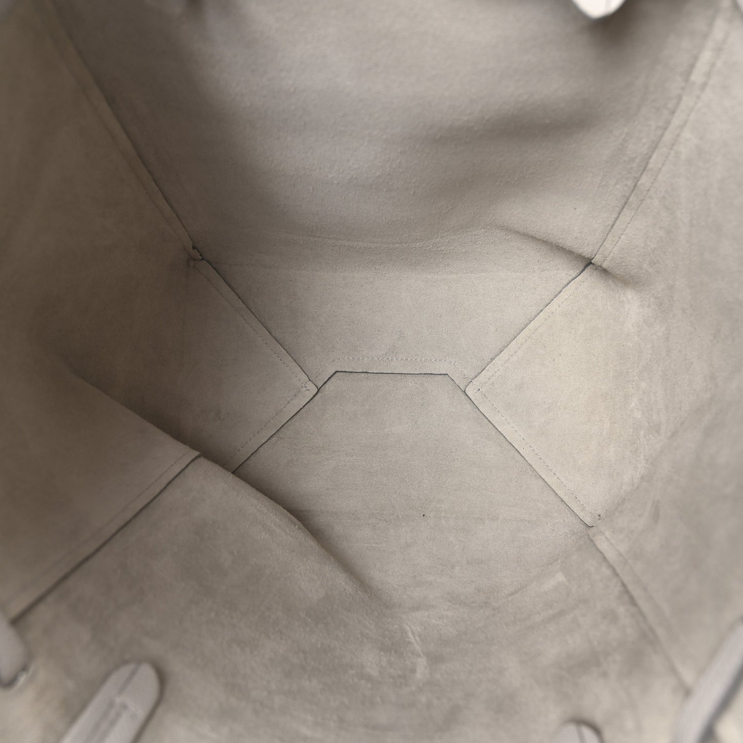 Soft Grained Calfskin Small Belt Cabas Phantom Mineral