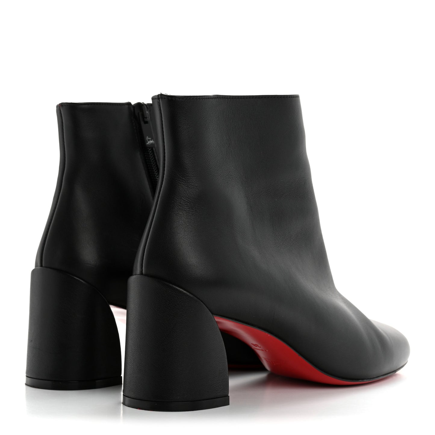 Calfskin Turela 55 Ankle Boots 38 Black