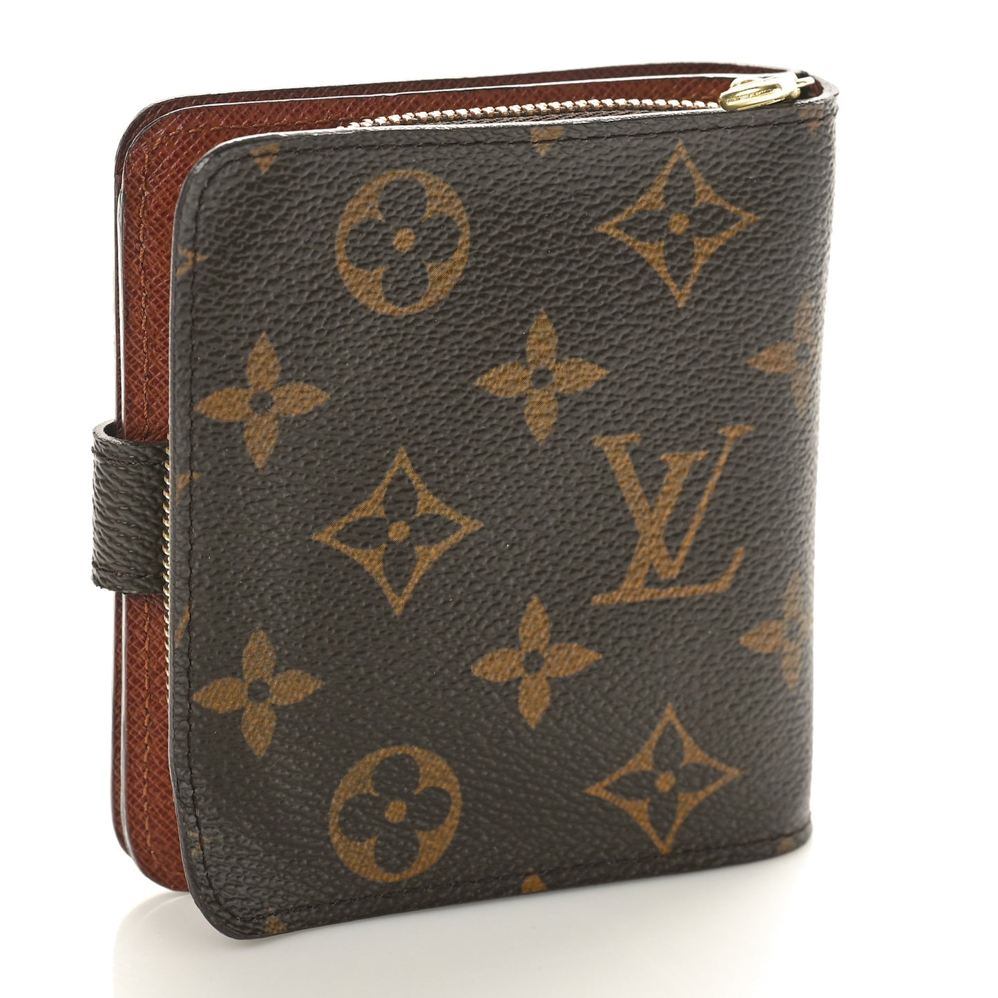 Monogram Compact Zippe Zipped Wallet