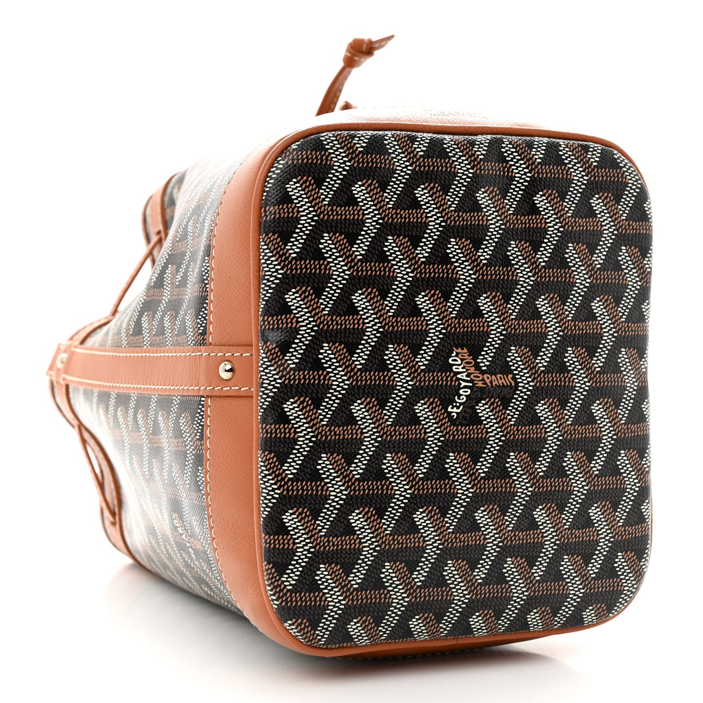 Goyardine Petit Flot Bucket Bag PM Black Gold