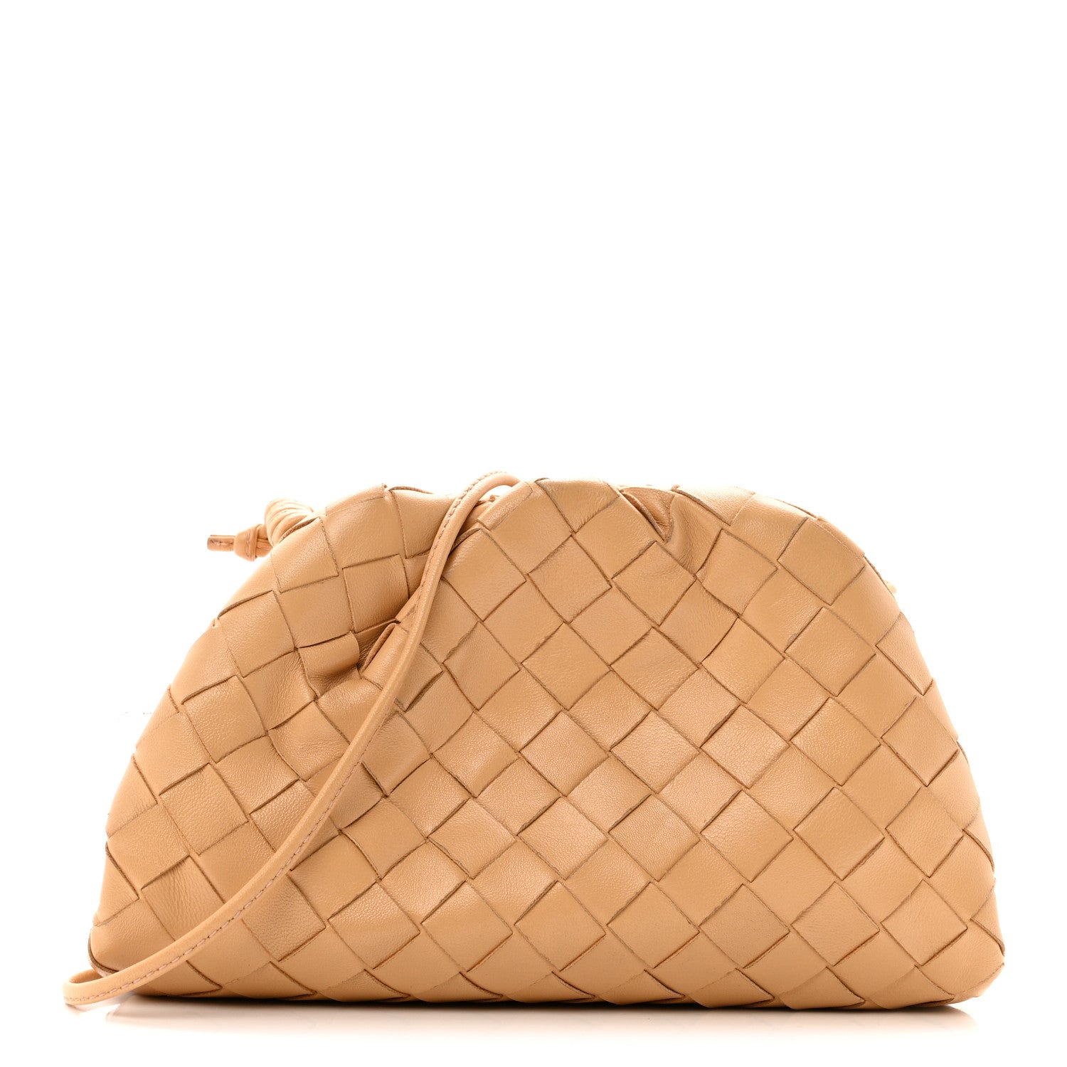 Bottega Veneta Nappa Intrecciato The Mini Pouch Almond 1861343