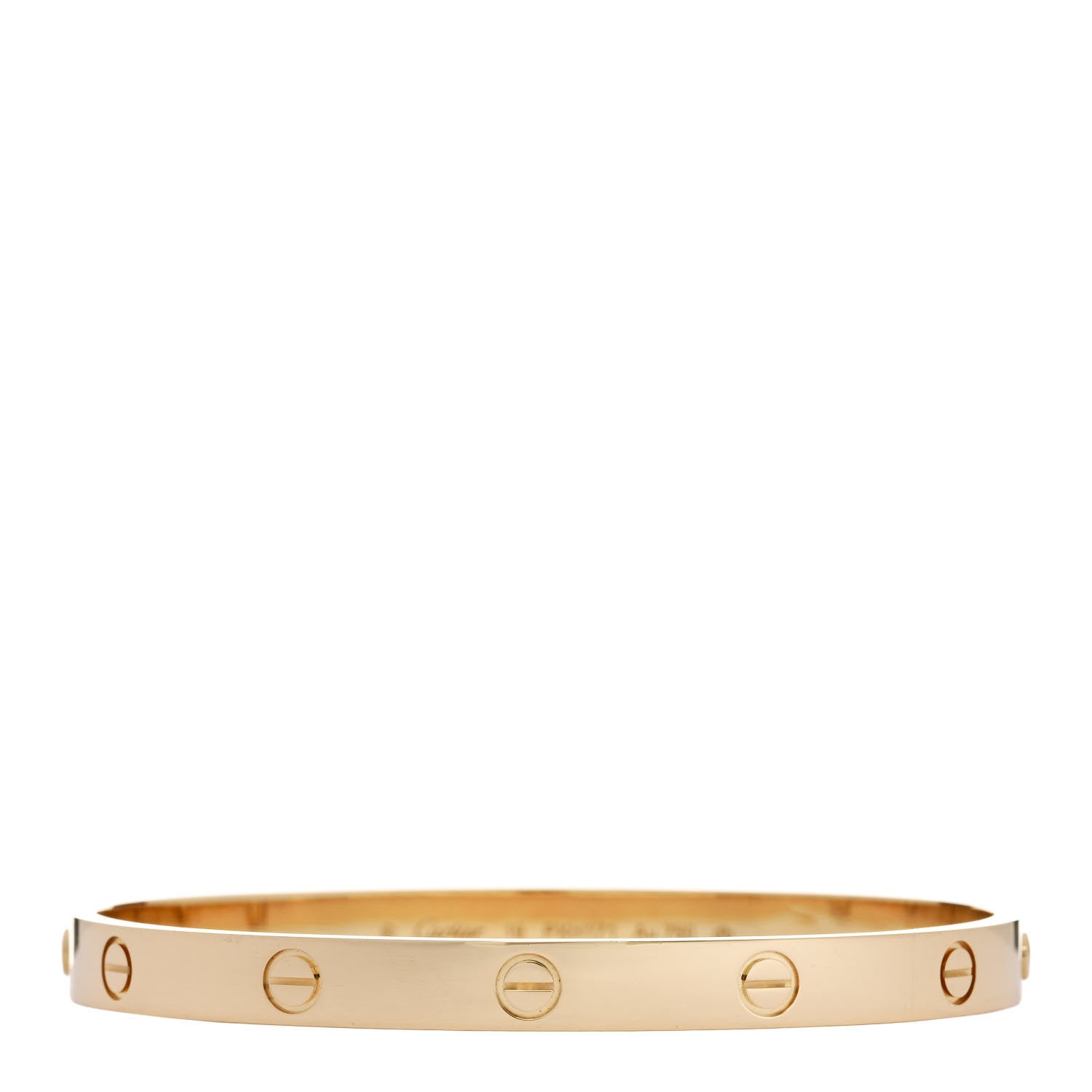 Cartier 18K Yellow Gold LOVE Bracelet 19 1 of 8