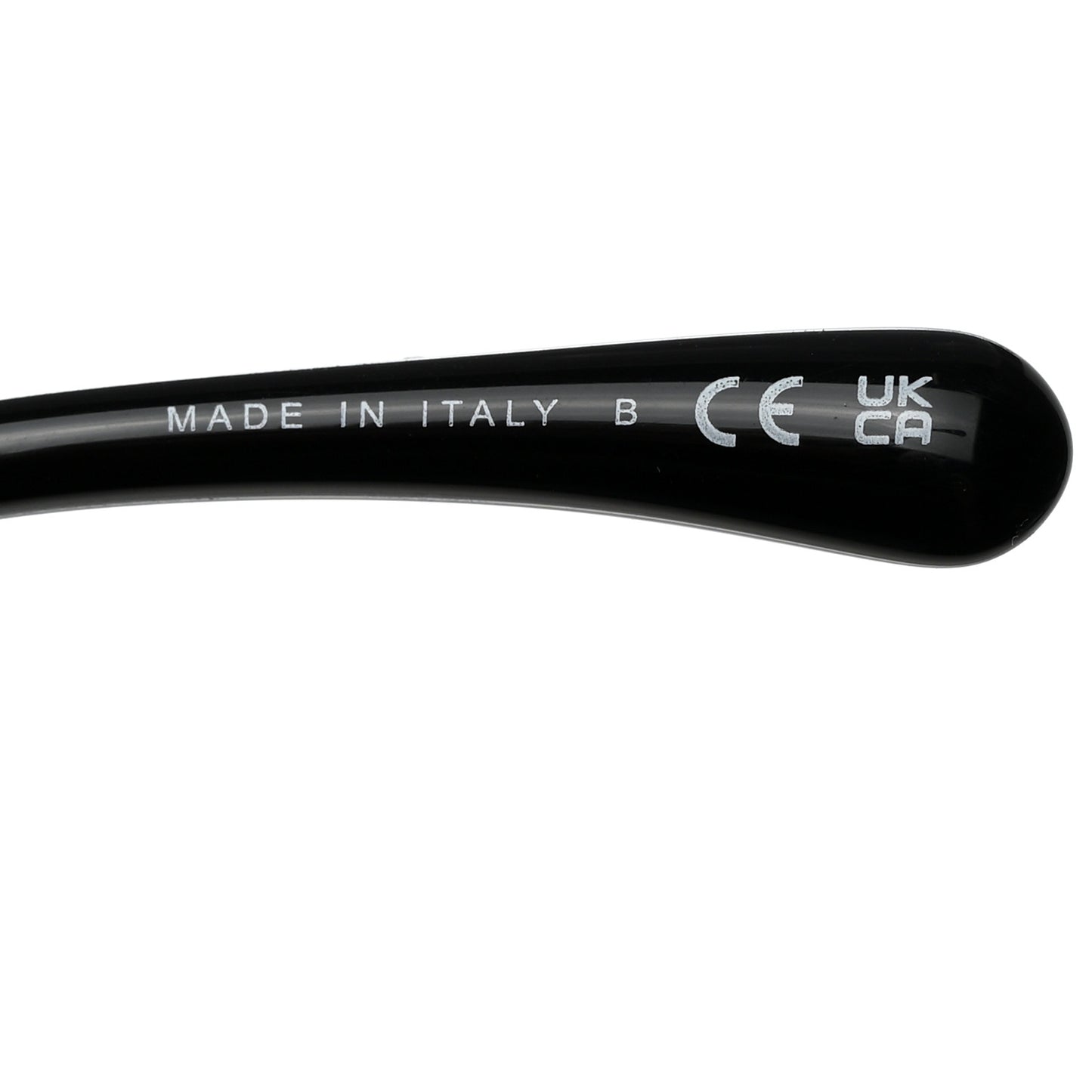 Acetate Strass Square Sunglasses 5422-B Black White