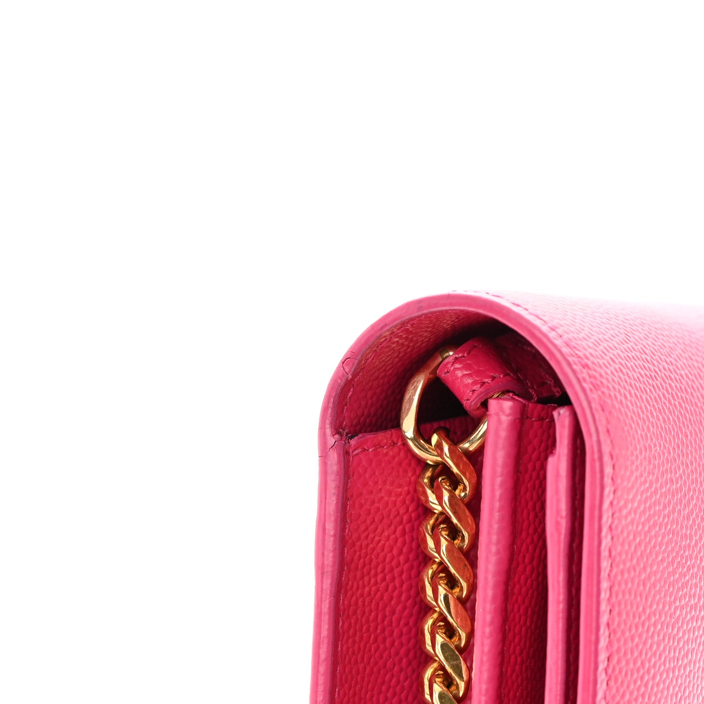 Grain De Poudre Monogram Chain Wallet Bubblegum