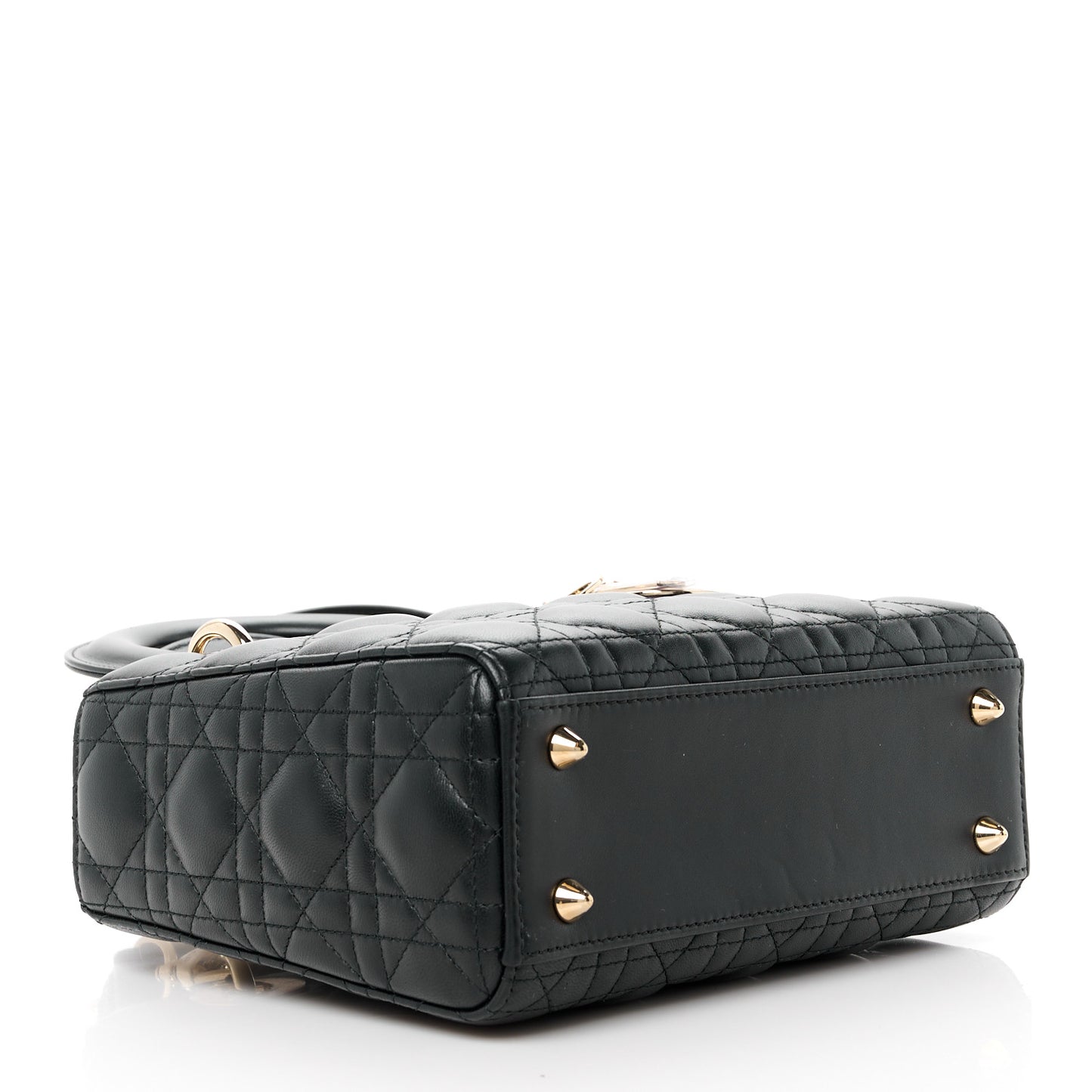 Lambskin Cannage Small My ABCDior Lady Dior Black
